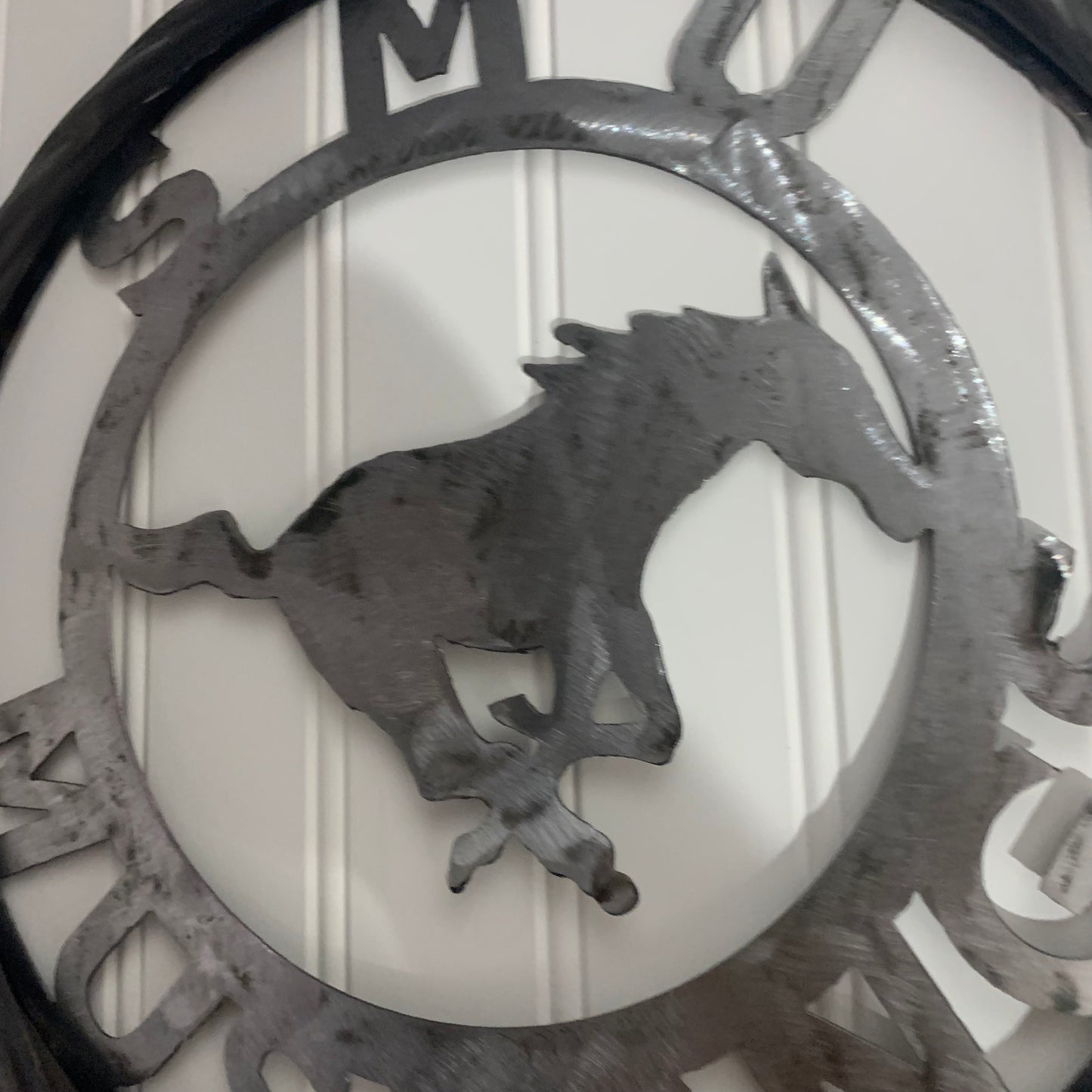 12",18",24",32",36" SMU MUSTANGS RAW METAL CUSTOM VINTAGE CRAFT WALL ART TEAM SIGN HANDMADE