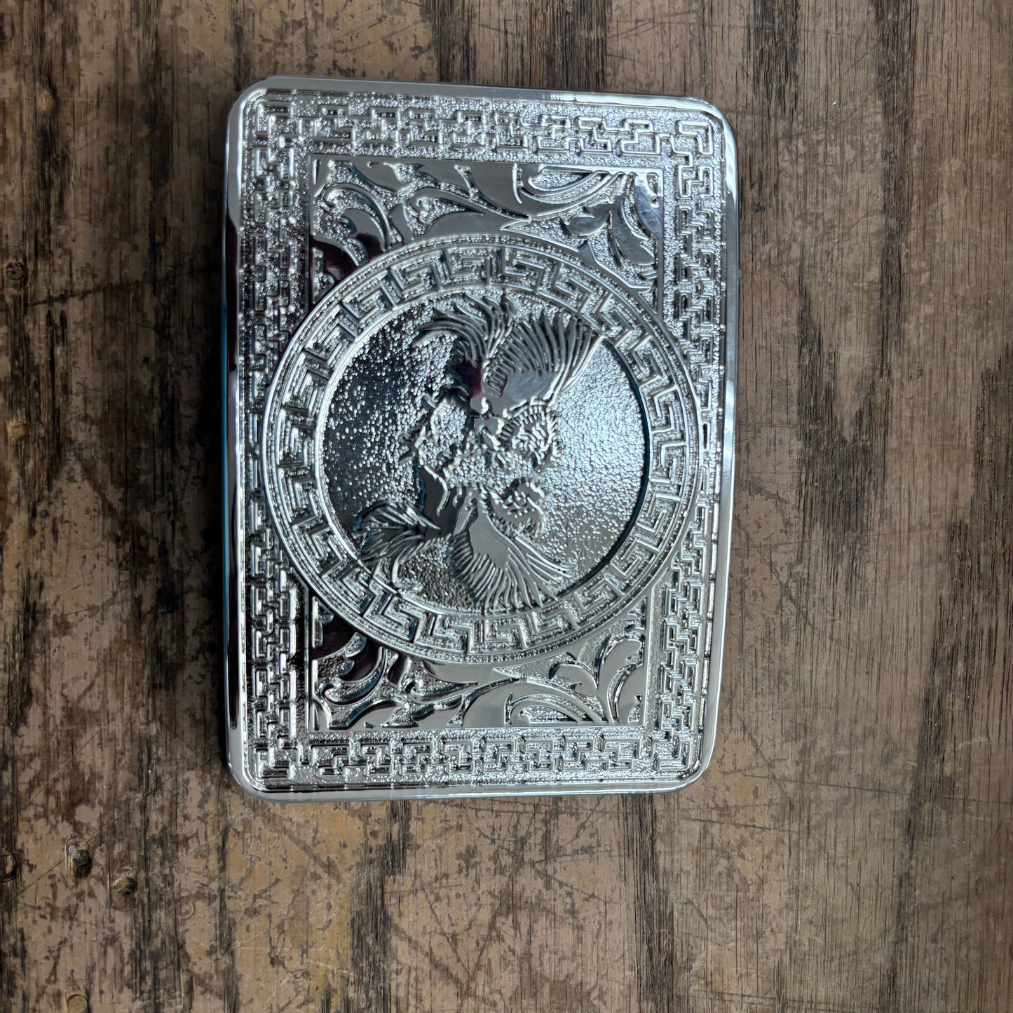 COCK FIGHTING ROOSTER BELT BUCKLE GOLD WESTERN METAL BUCKLE FASHION ART 4.5" X 3.5"  #EH13232
