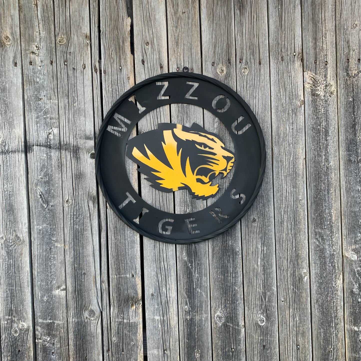 MIZZOU TIGERS MISSOURI CUSTOM METAL VINTAGE CRAFT TEAM SIGN HANDMADE