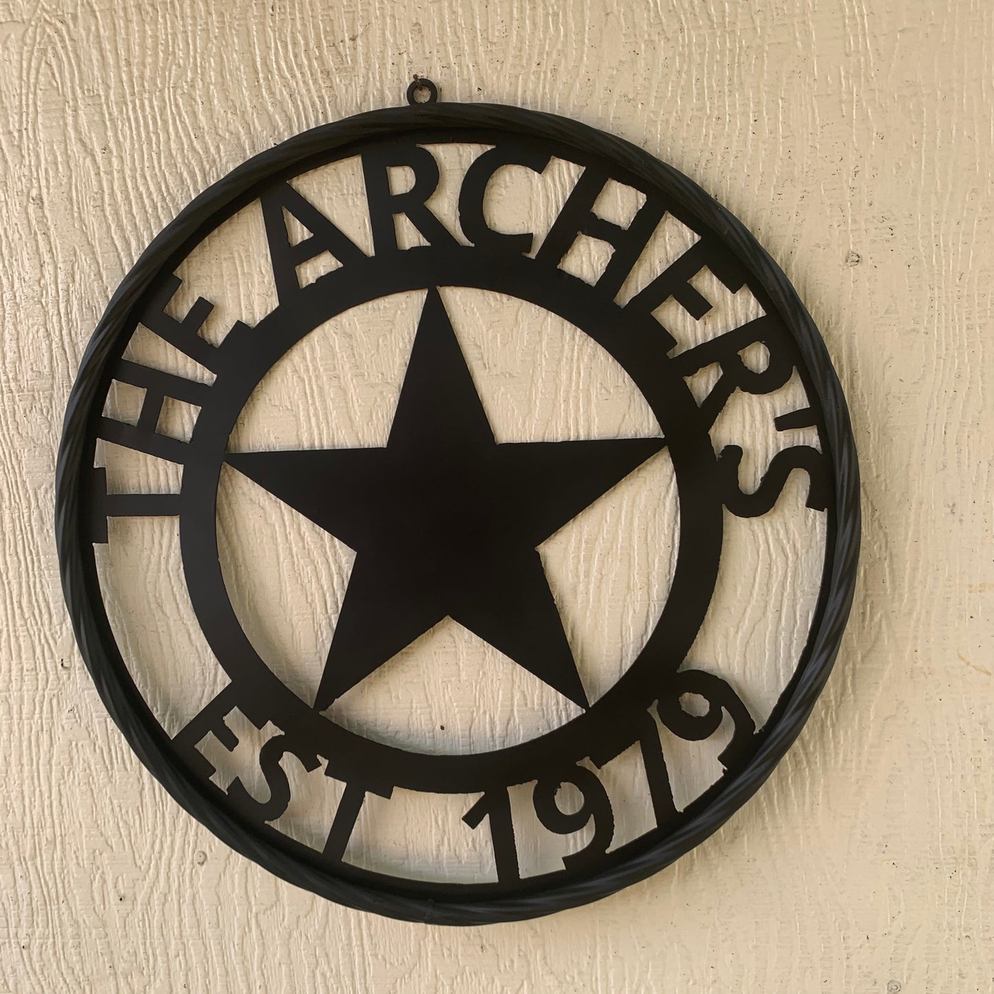 ARCHER STYLE YOUR CUSTOM NAME LASERCUT METAL SIGN WESTERN HOME DECOR HANDMADE ART