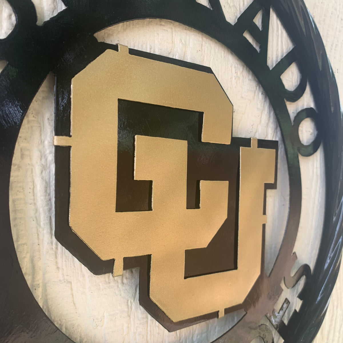 COLORADO BUFFALOES CUSTOM METAL VINTAGE CRAFT SIGN TEAM ART WESTERN HOME DECOR HANDMADE