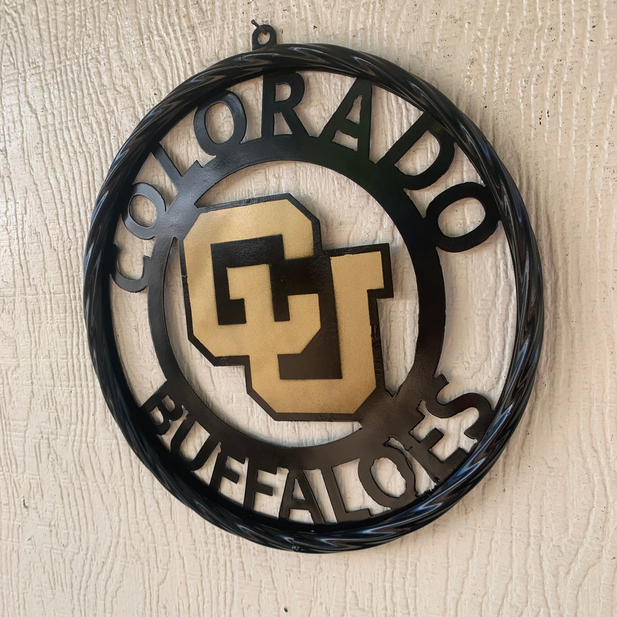 COLORADO BUFFALOES CUSTOM METAL VINTAGE CRAFT SIGN TEAM ART WESTERN HOME DECOR HANDMADE