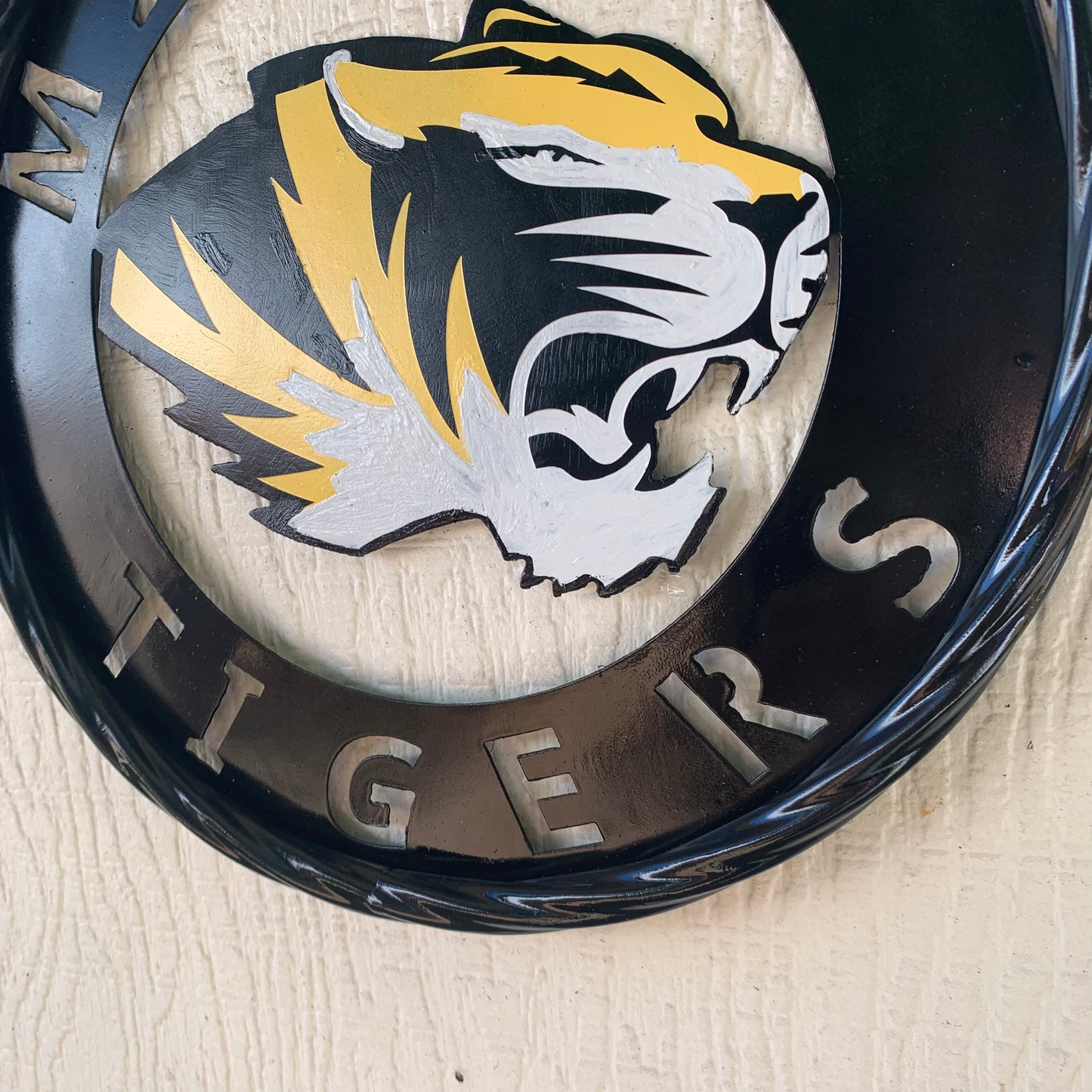 12", 18", 24", 32" MIZZOU TIGERS MISSOURI CUSTOM METAL VINTAGE CRAFT TEAM SIGN HANDMADE
