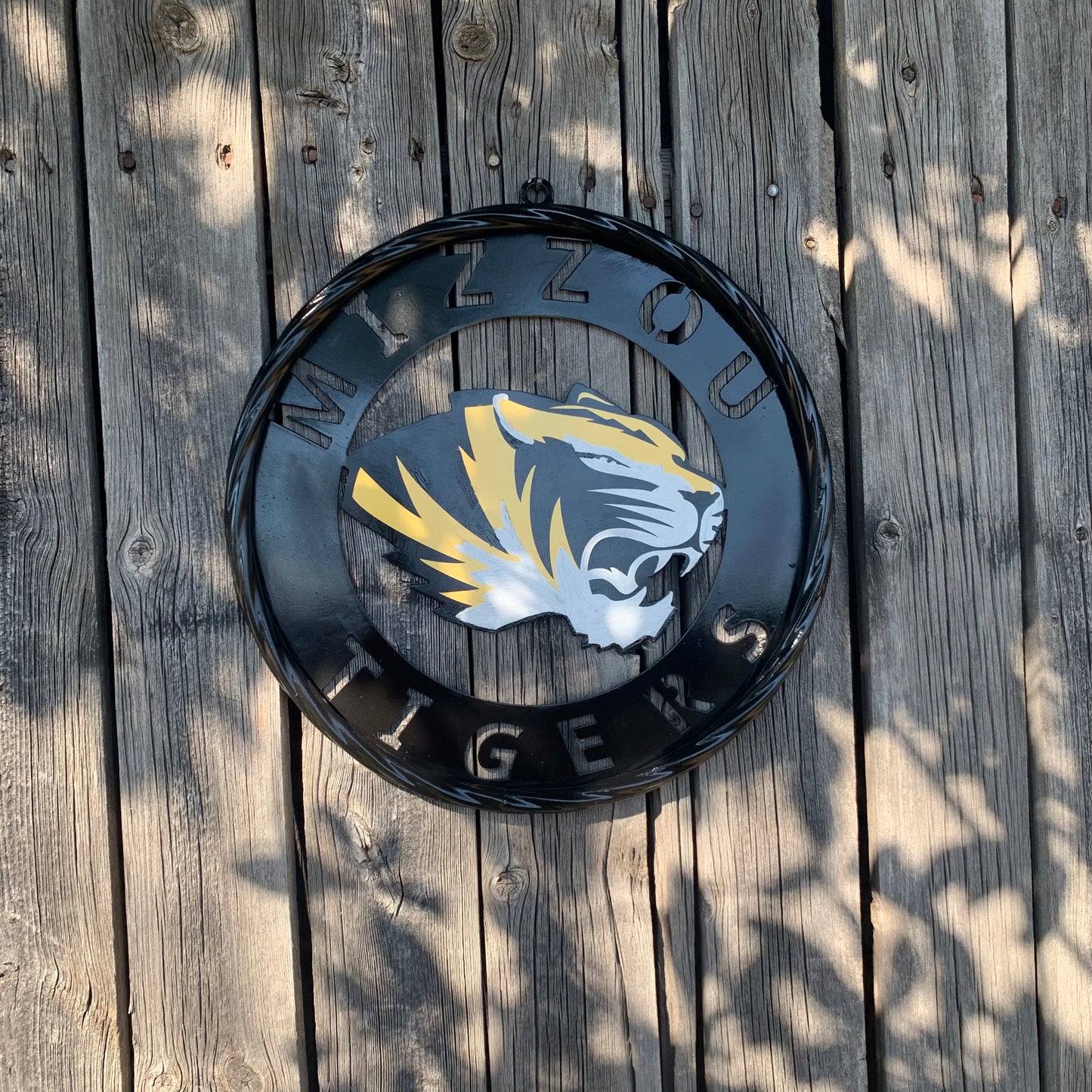 12", 18", 24", 32" MIZZOU TIGERS MISSOURI CUSTOM METAL VINTAGE CRAFT TEAM SIGN HANDMADE