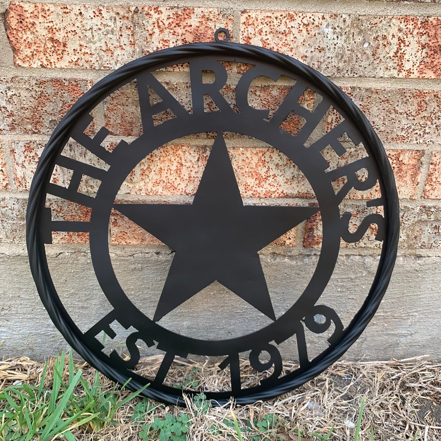 ARCHER STYLE YOUR CUSTOM NAME LASERCUT METAL SIGN WESTERN HOME DECOR HANDMADE ART