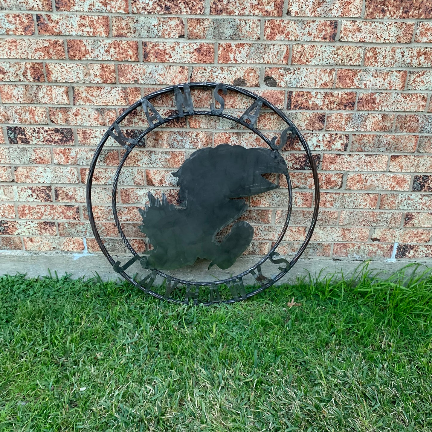 KANSAS JAYHAWKS RAW CUSTOM METAL VINTAGE CRAFT SIGN UNPAINTED TEAM HANDMADE