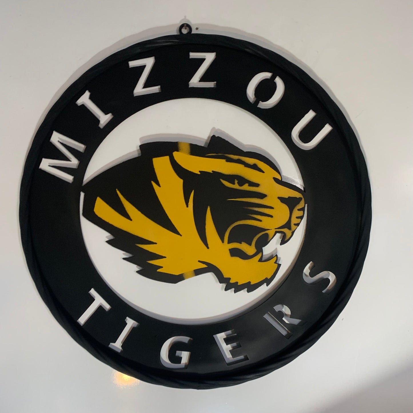 MIZZOU TIGERS MISSOURI CUSTOM METAL VINTAGE CRAFT TEAM SIGN HANDMADE