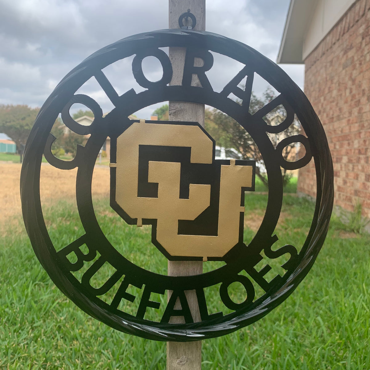 COLORADO BUFFALOES CUSTOM METAL VINTAGE CRAFT SIGN TEAM ART WESTERN HOME DECOR HANDMADE