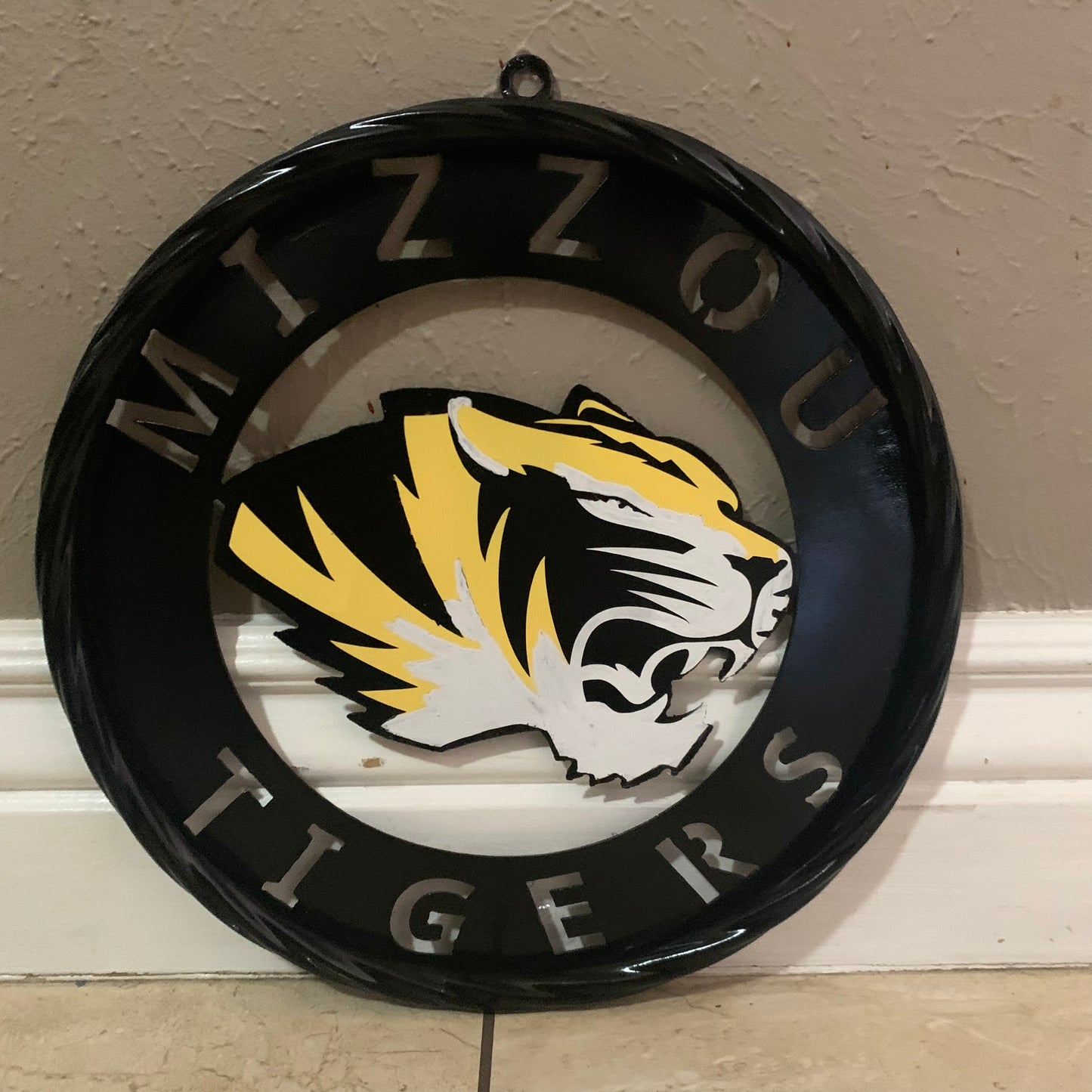 12", 18", 24", 32" MIZZOU TIGERS MISSOURI CUSTOM METAL VINTAGE CRAFT TEAM SIGN HANDMADE