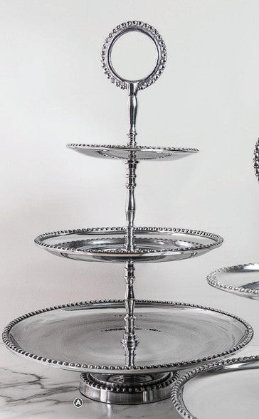 26" BEADED 3 TIER STAND WESTERN HOME DECOR HANDMADE BRAND NEW IH_71453