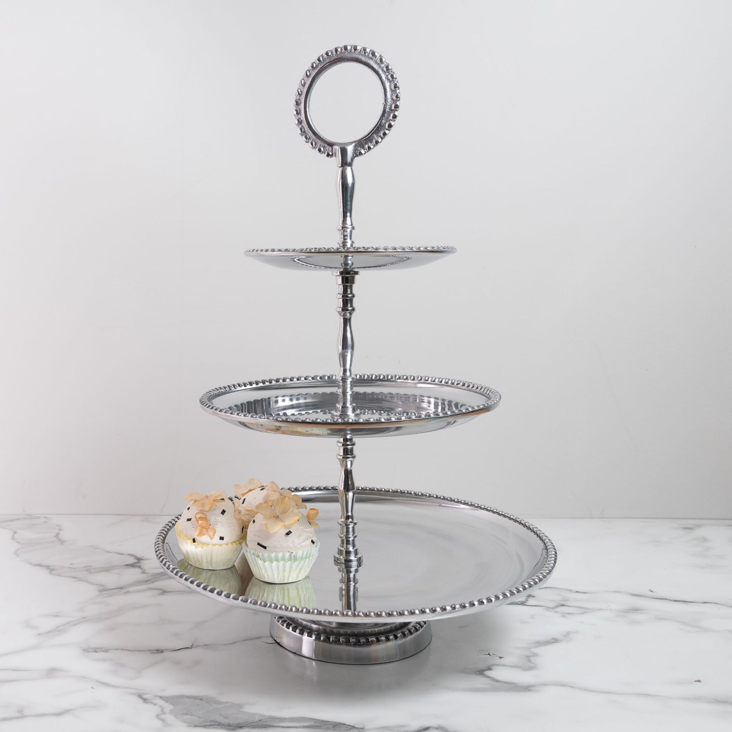 26" BEADED 3 TIER STAND WESTERN HOME DECOR HANDMADE BRAND NEW IH_71453