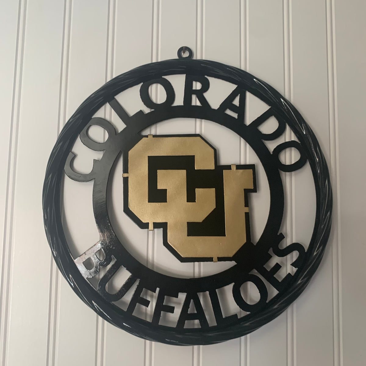 COLORADO BUFFALOES CUSTOM METAL VINTAGE CRAFT SIGN TEAM ART WESTERN HOME DECOR HANDMADE