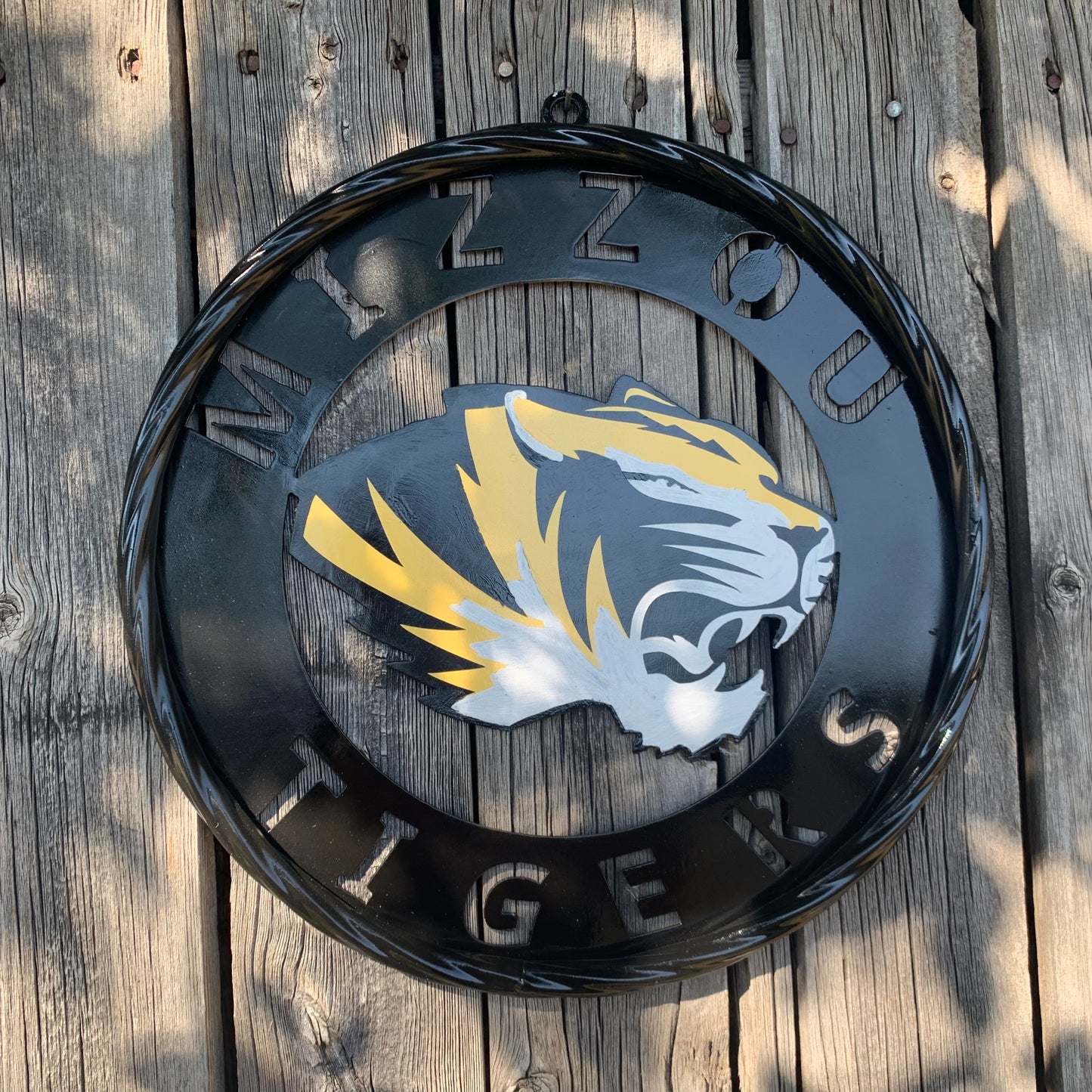 12", 18", 24", 32" MIZZOU TIGERS MISSOURI CUSTOM METAL VINTAGE CRAFT TEAM SIGN HANDMADE