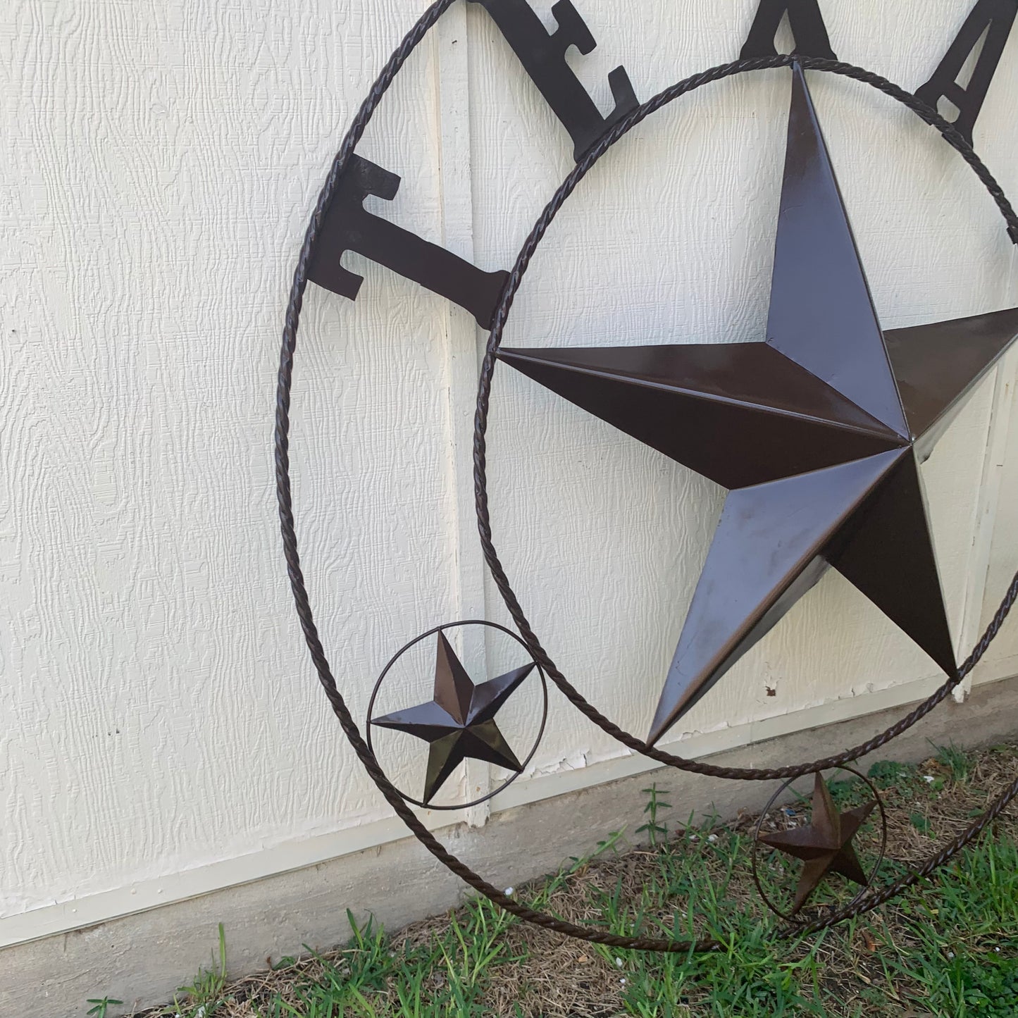 6 FOOT TEXAS LONE STAR GIANT LARGE OVERSIZE BARN STAR METAL RUSTIC BRONZE COPPER WALL ART WESTERN HOME DECOR HANDMADE NEW EH10523