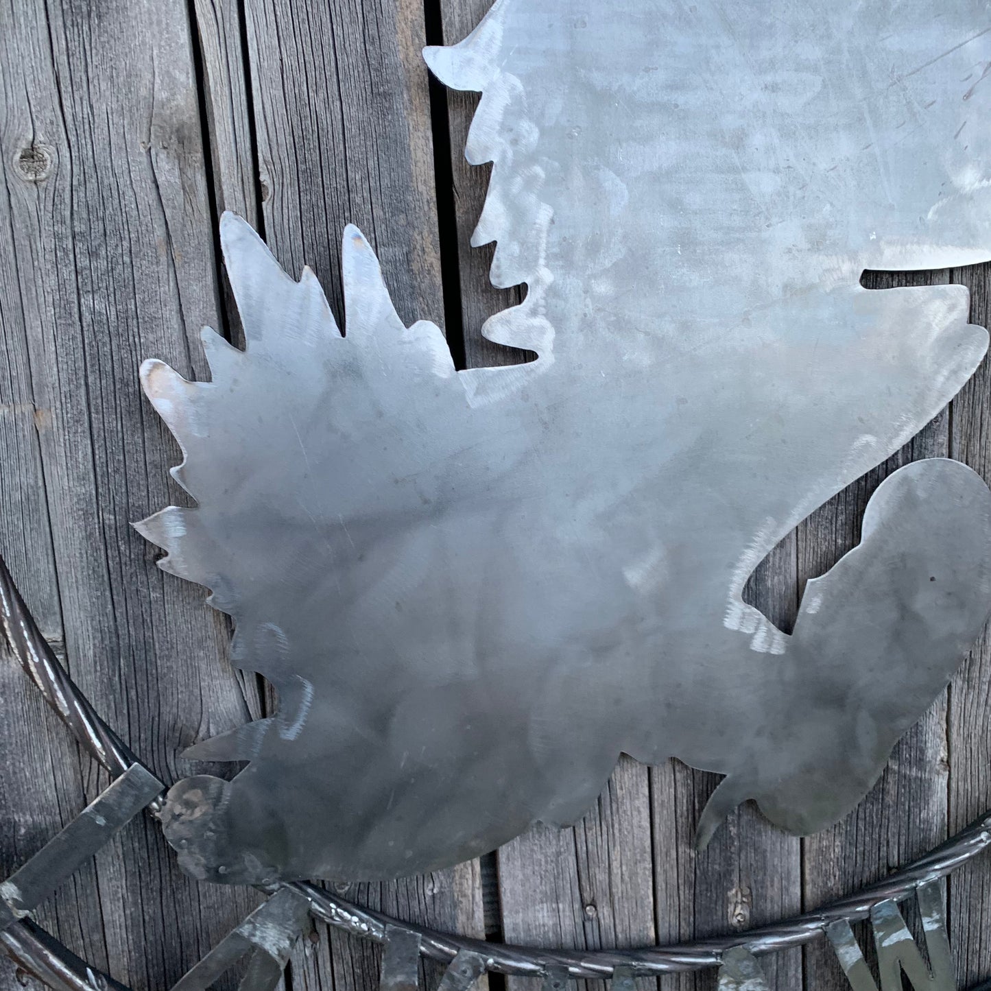 KANSAS JAYHAWKS RAW CUSTOM METAL VINTAGE CRAFT SIGN UNPAINTED TEAM HANDMADE