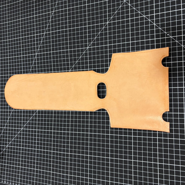 7" LONESTAR VEG TAN  LEATHER POUCH EXTRA LARGE  BELT LOOP HOLSTER CELL PHONE CASE UNIVERSAL OVERSIZE -- FREE SHIPPING