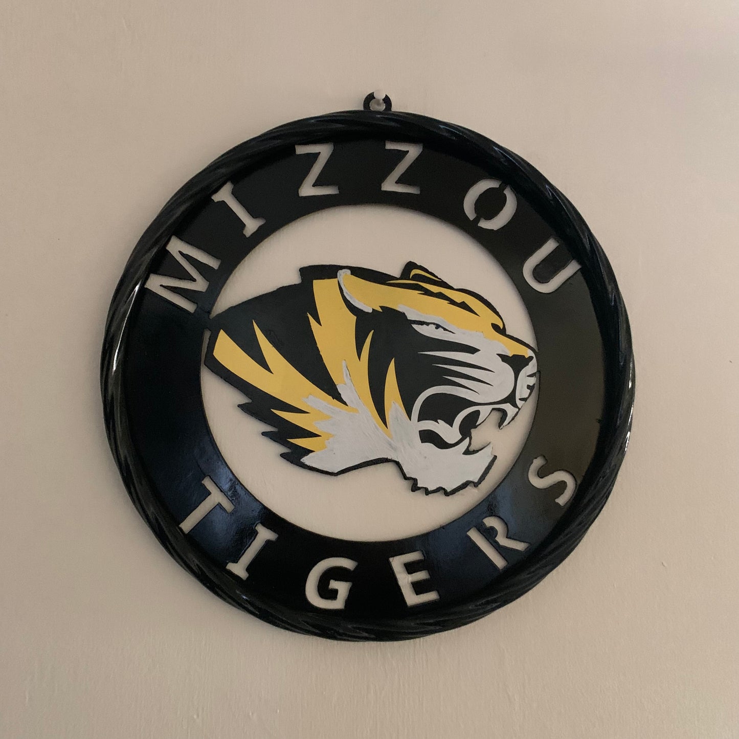 12", 18", 24", 32" MIZZOU TIGERS MISSOURI CUSTOM METAL VINTAGE CRAFT TEAM SIGN HANDMADE