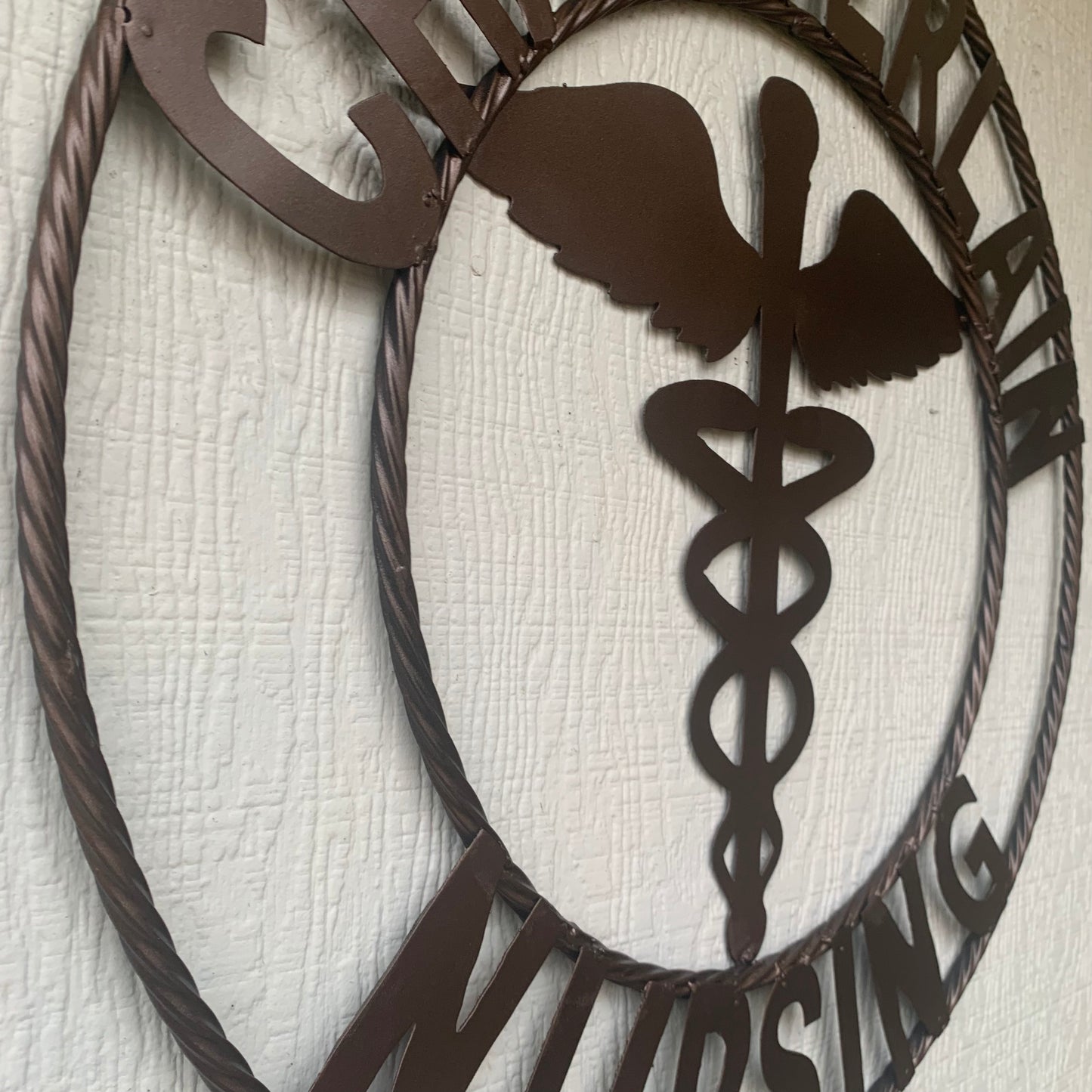 CHAMBERLAIN NURSING STYLE CUSTOM NAME SIGN MEDICAL LOGO HANDMADE
