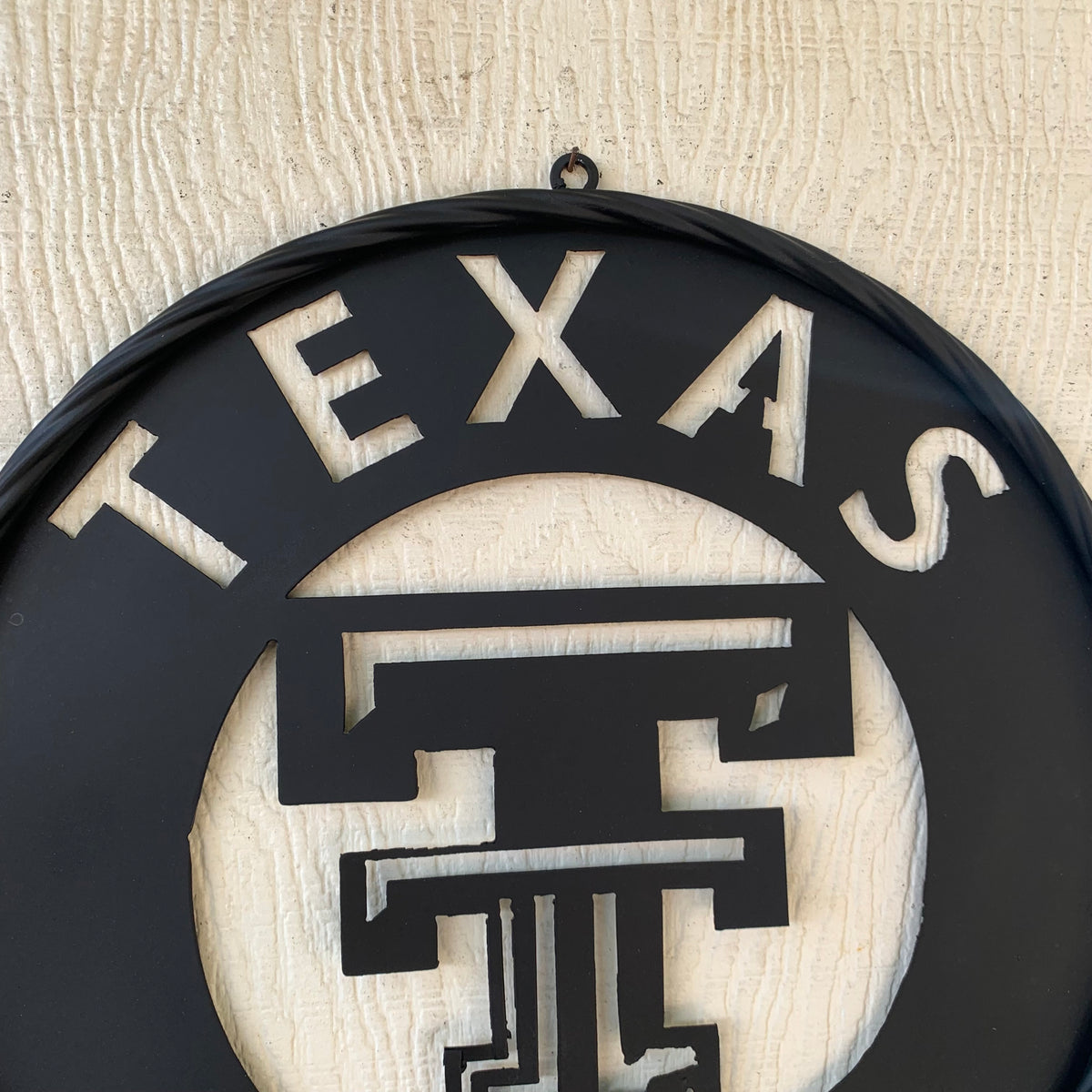 12",18",24",32",36" TEXAS TECH RUSTIC BLACK CUSTOM METAL VINTAGE CRAFT TEAM SIGN HANDMADE TO ORDER