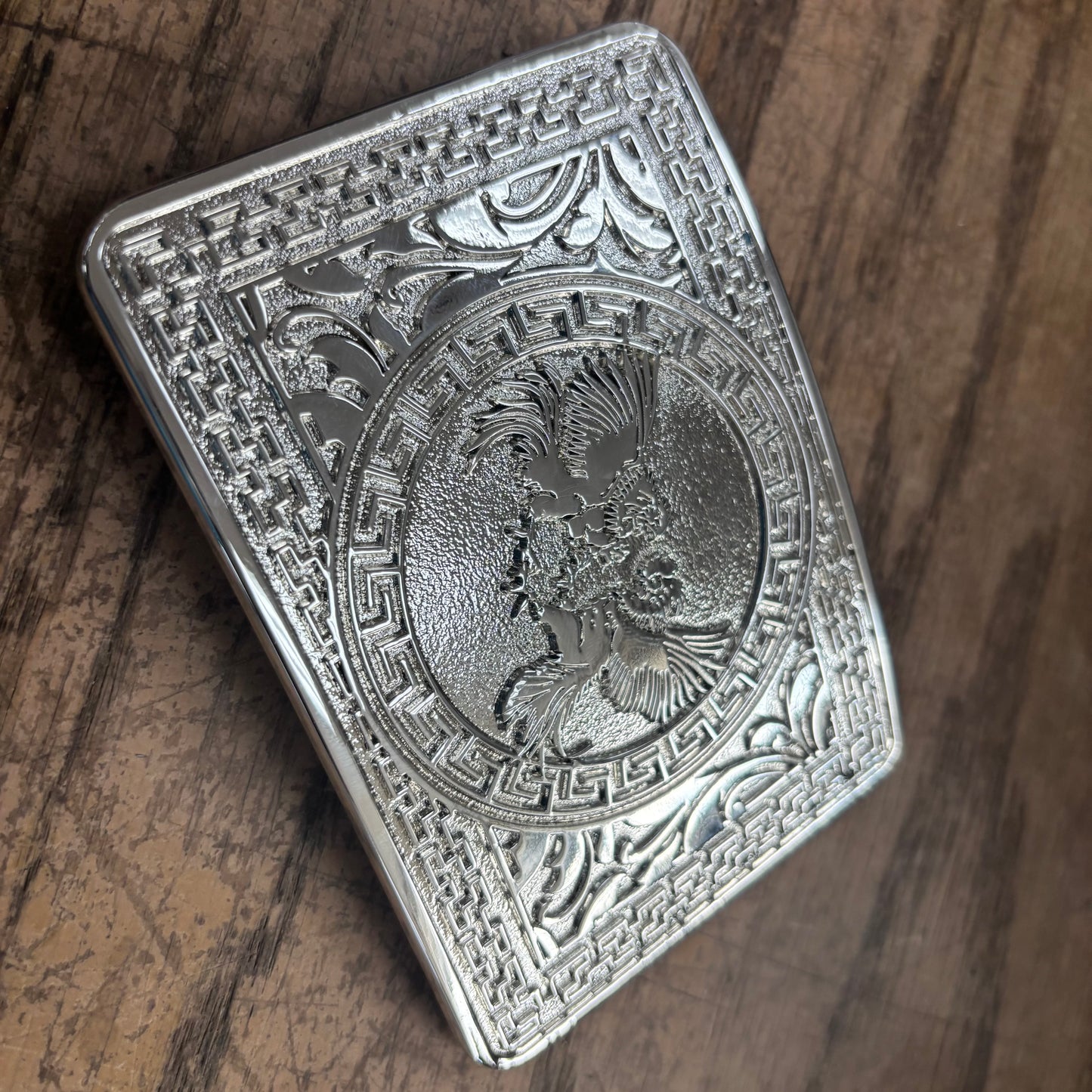 COCK FIGHTING ROOSTER BELT BUCKLE GOLD WESTERN METAL BUCKLE FASHION ART 4.5" X 3.5"  #EH13232