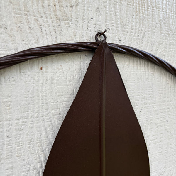 FLEUR DE LIS BRONZE METAL WALL ART SIGN WESTERN HOME DECOR HANDMADE NEW 12",18",24",32"