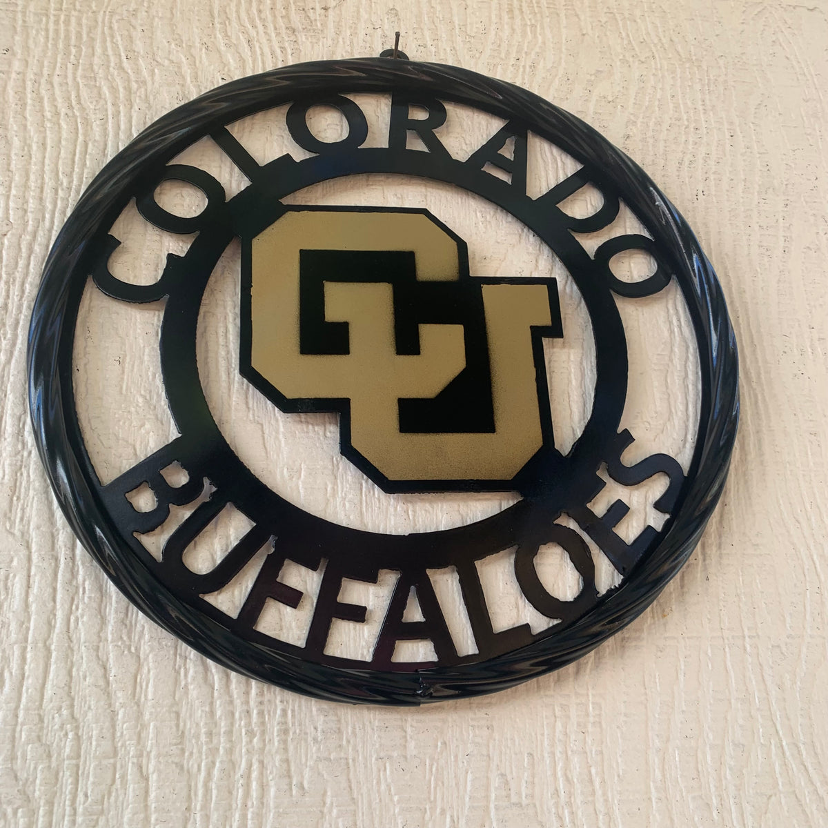 COLORADO BUFFALOES CUSTOM METAL VINTAGE CRAFT SIGN TEAM ART WESTERN HOME DECOR HANDMADE