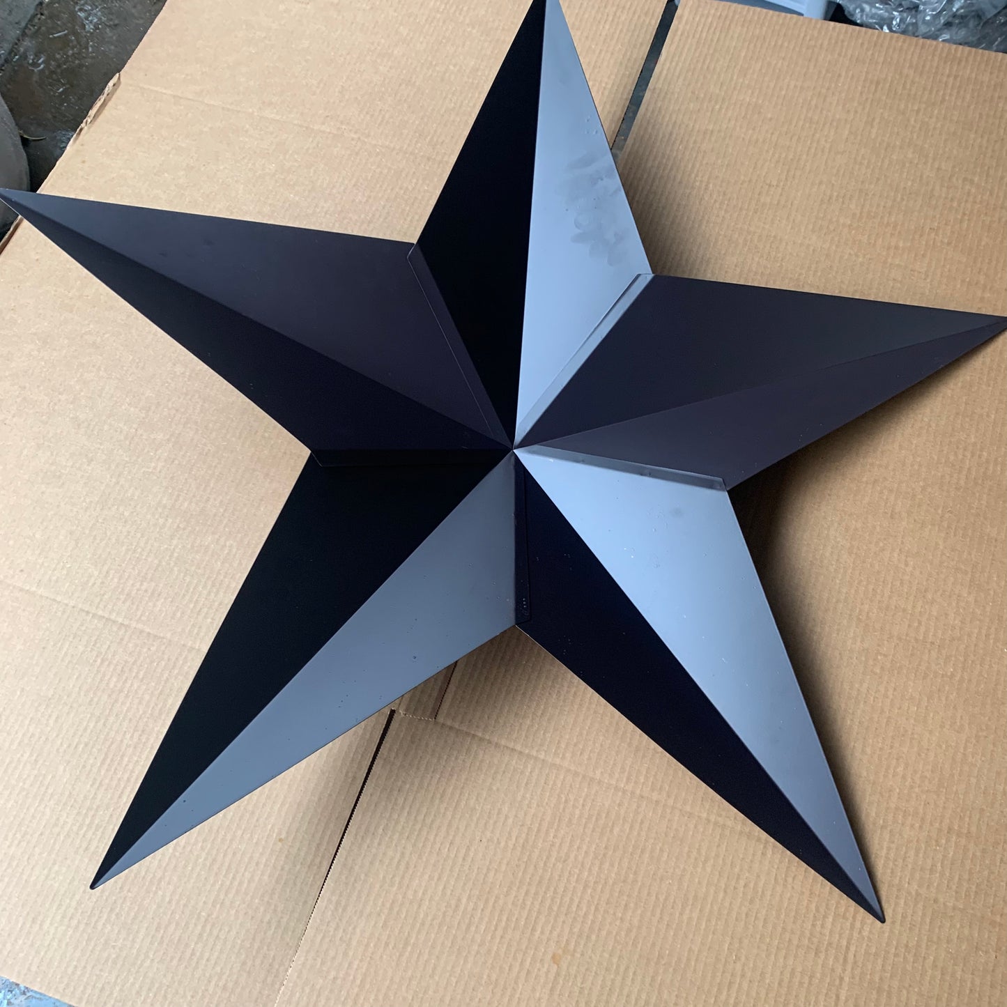 36" BARN STAR RUSTIC BRONZE 5 POINT METAL STAR OF DAVID WESTERN HOME DECOR HANDMADE NEW #EH10047