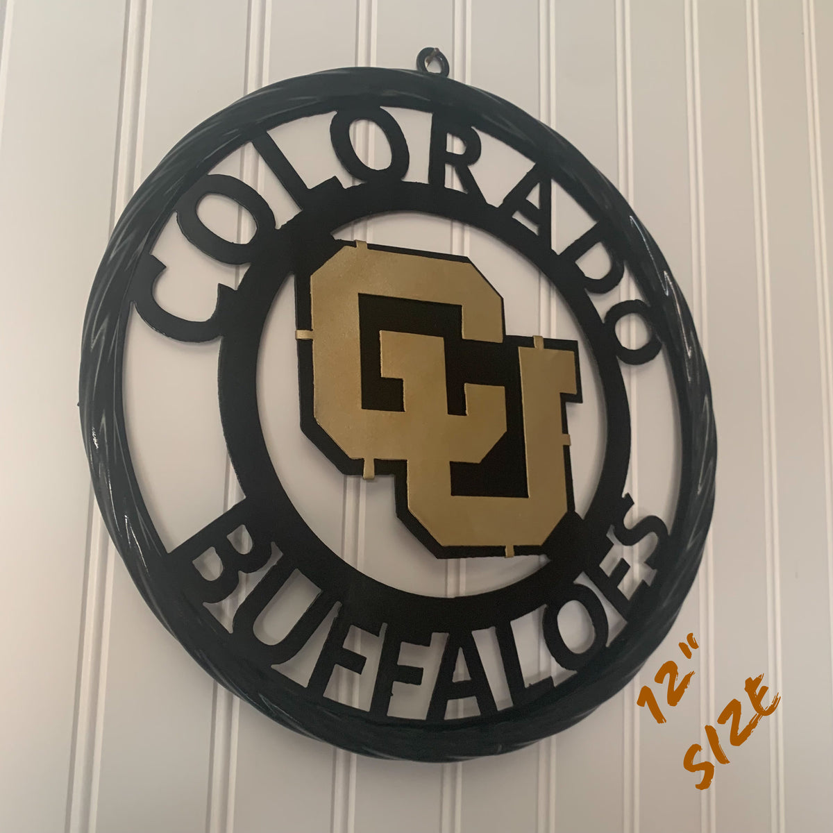 COLORADO BUFFALOES CUSTOM METAL VINTAGE CRAFT SIGN TEAM ART WESTERN HOME DECOR HANDMADE