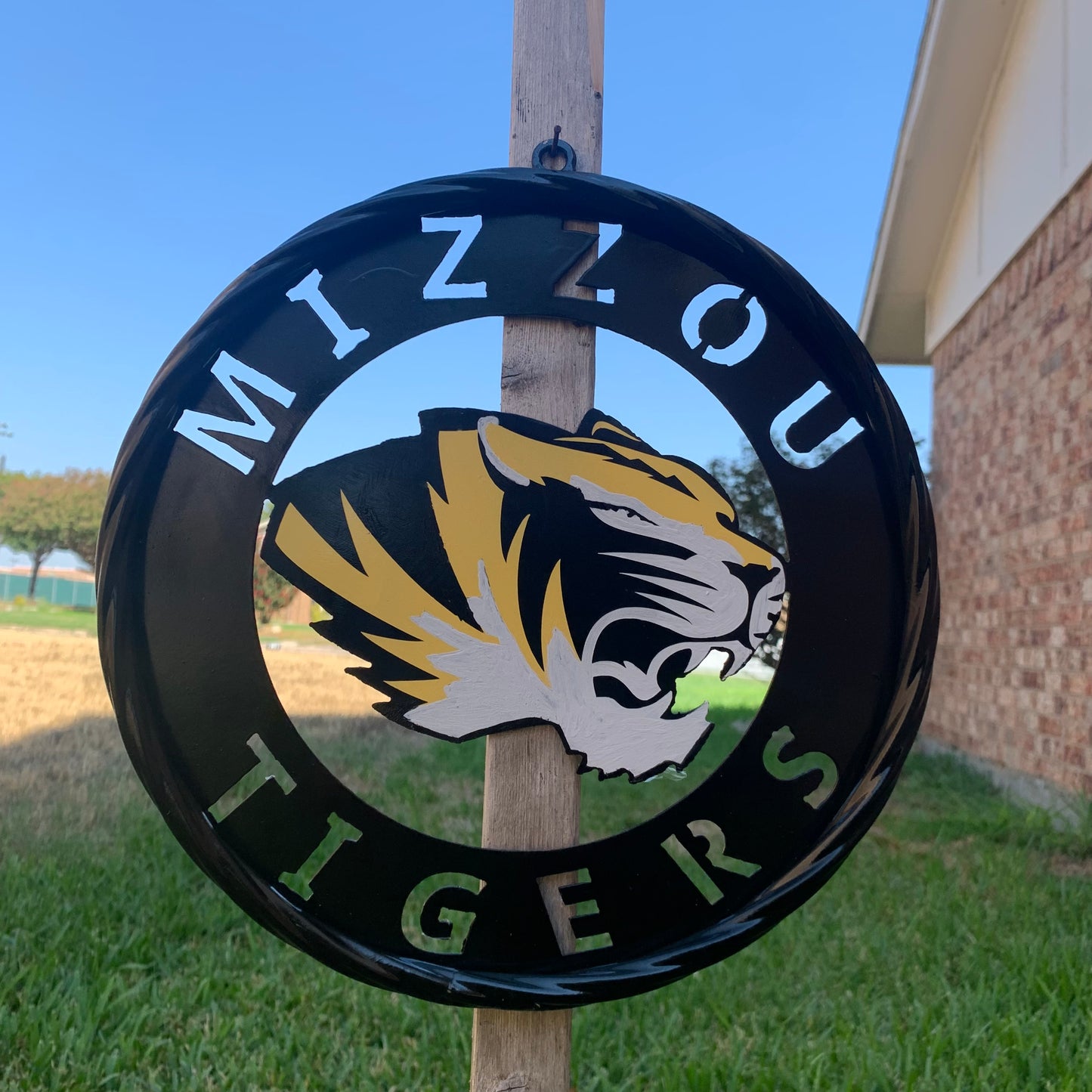12", 18", 24", 32" MIZZOU TIGERS MISSOURI CUSTOM METAL VINTAGE CRAFT TEAM SIGN HANDMADE