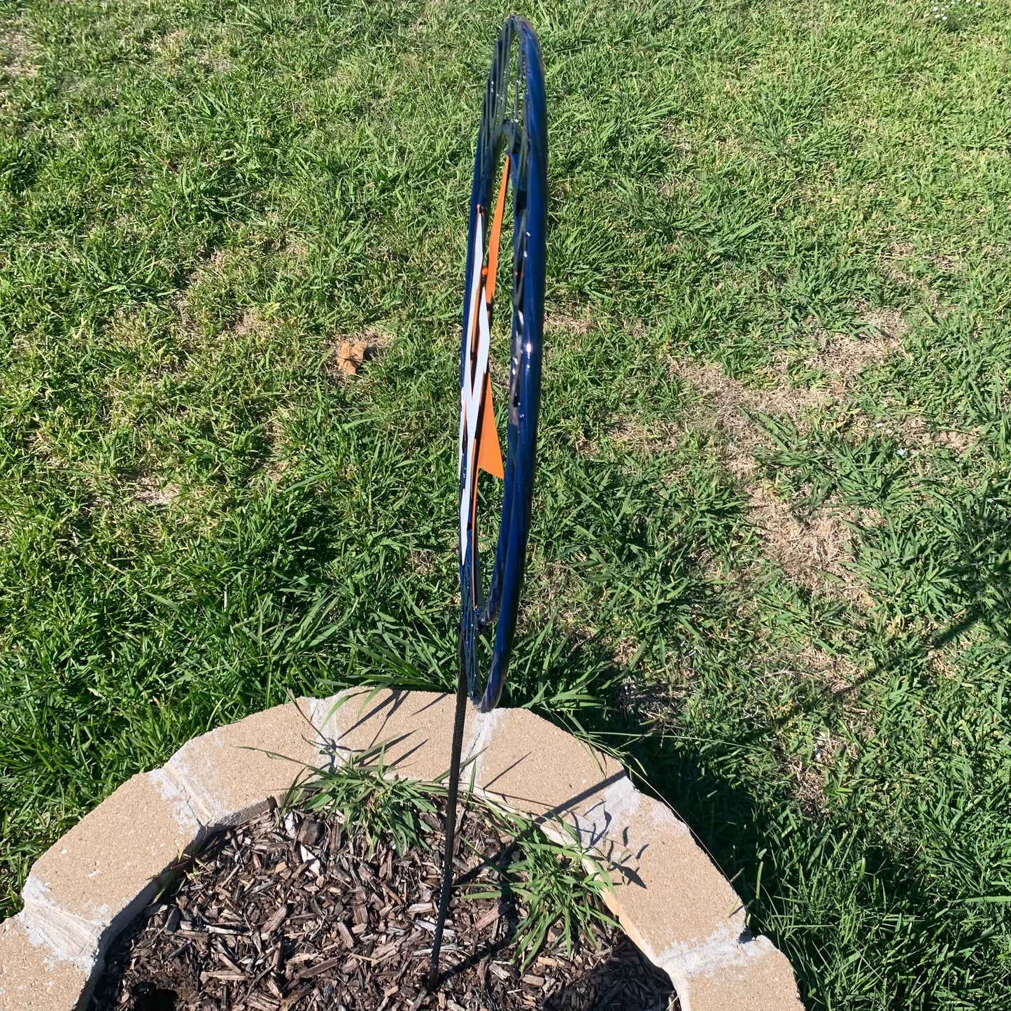 12",18",24",32", 36" HOUSTON ASTROS ON STAKE CUSTOM METAL VINTAGE CRAFT GARDEN SIGN HANDMADE