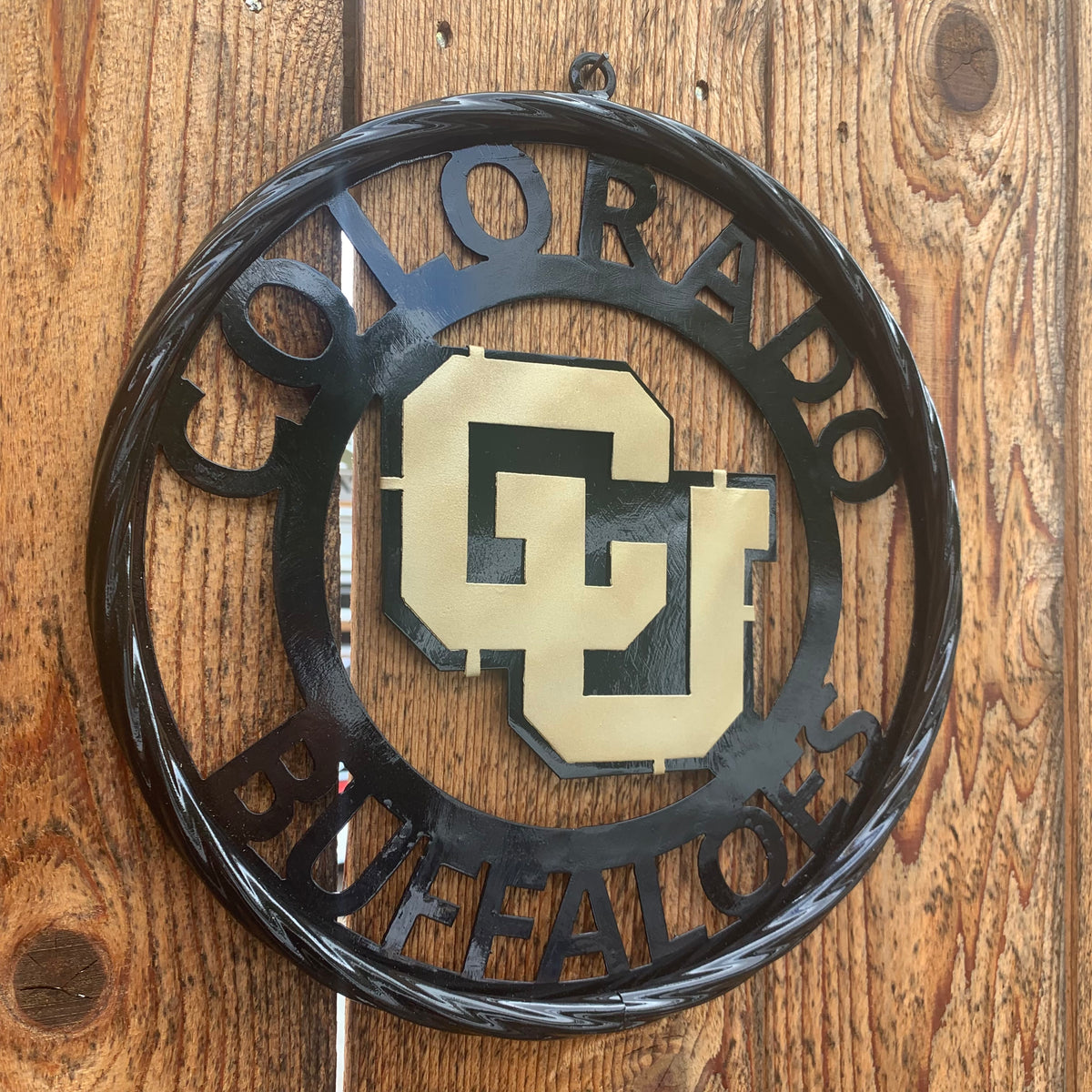 COLORADO BUFFALOES CUSTOM METAL VINTAGE CRAFT SIGN TEAM ART WESTERN HOME DECOR HANDMADE