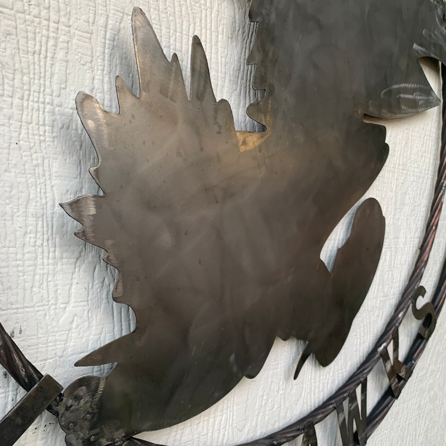 KANSAS JAYHAWKS RAW CUSTOM METAL VINTAGE CRAFT SIGN UNPAINTED TEAM HANDMADE