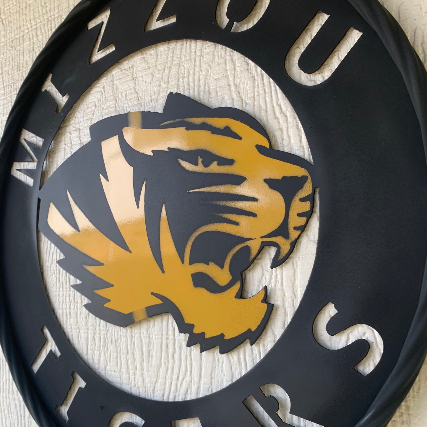 MIZZOU TIGERS MISSOURI CUSTOM METAL VINTAGE CRAFT TEAM SIGN HANDMADE