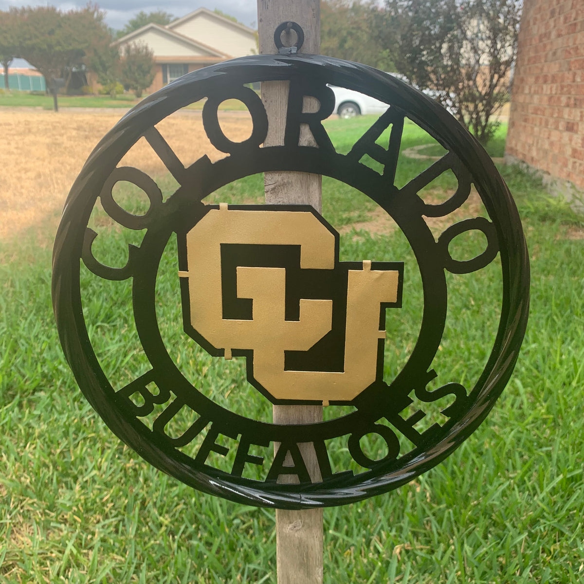 COLORADO BUFFALOES CUSTOM METAL VINTAGE CRAFT SIGN TEAM ART WESTERN HOME DECOR HANDMADE