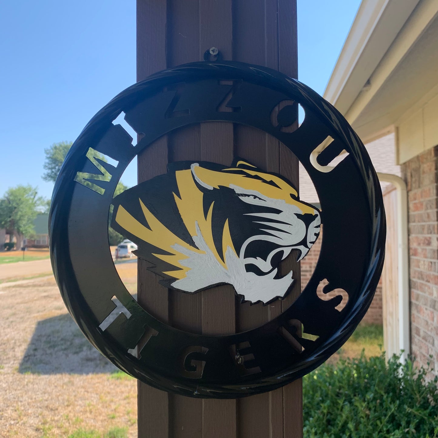 12", 18", 24", 32" MIZZOU TIGERS MISSOURI CUSTOM METAL VINTAGE CRAFT TEAM SIGN HANDMADE