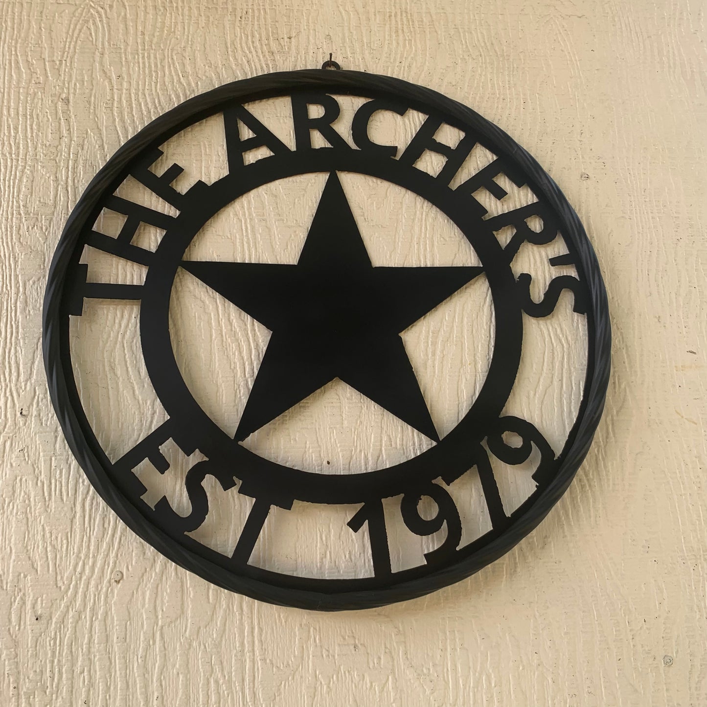 ARCHER STYLE YOUR CUSTOM NAME LASERCUT METAL SIGN WESTERN HOME DECOR HANDMADE ART
