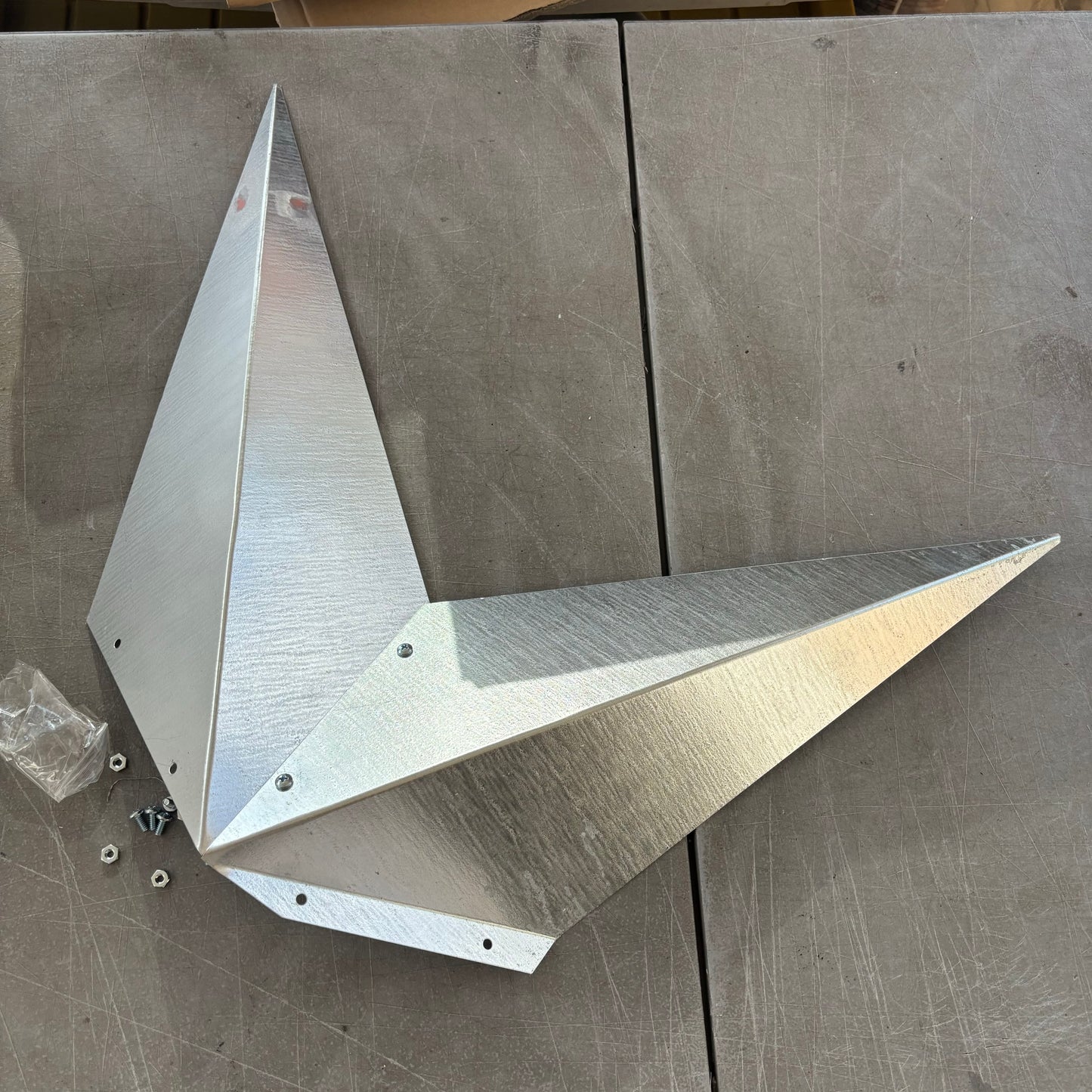 UNFINISHED GALVANIZED KIT STAR 3" TO 120" METAL BARN COUNTRY STAR WALL ART WESTERN HOME  DECOR HANDMADE #EH10418