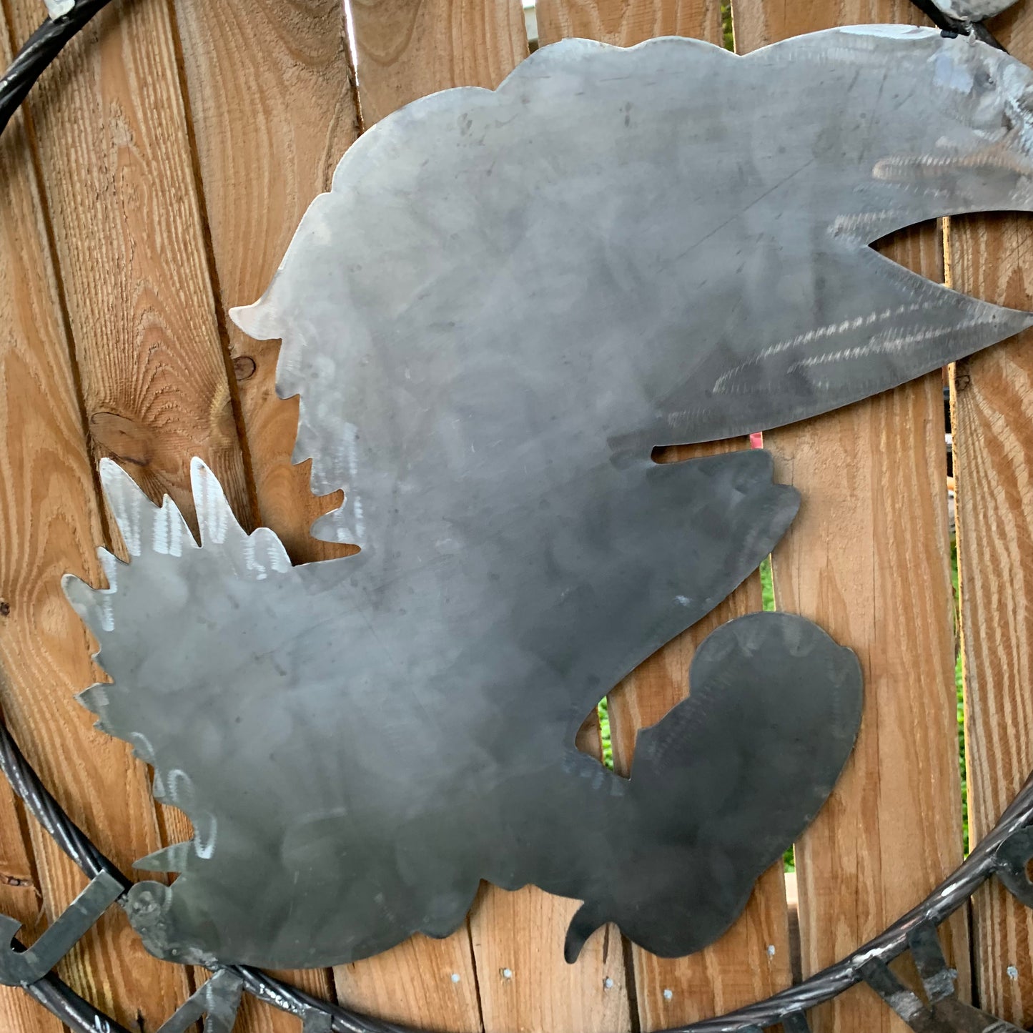 KANSAS JAYHAWKS RAW CUSTOM METAL VINTAGE CRAFT SIGN UNPAINTED TEAM HANDMADE