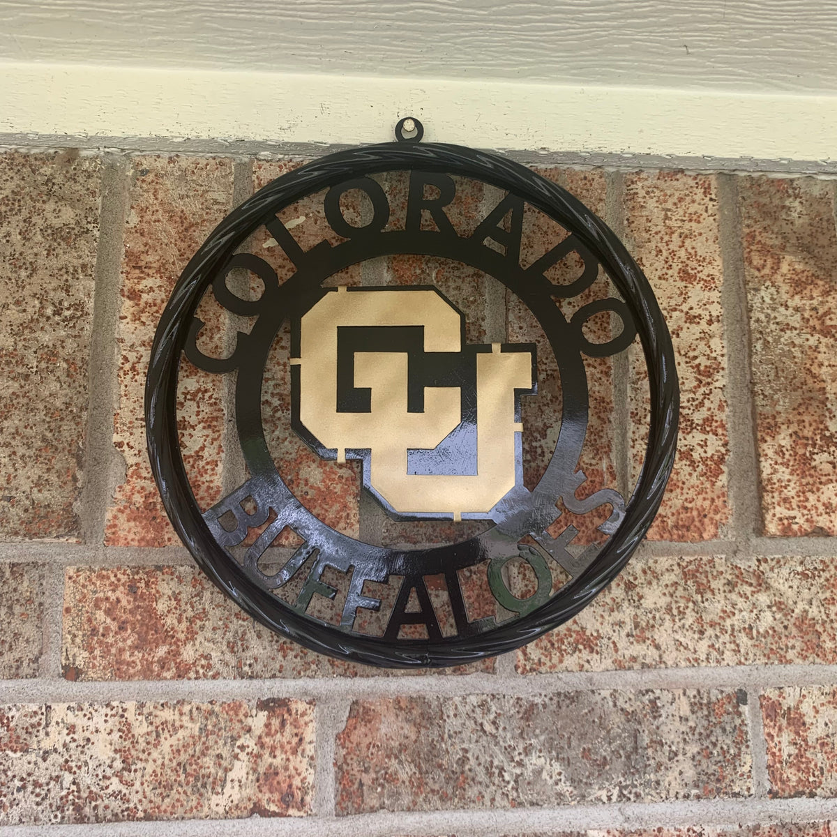 COLORADO BUFFALOES CUSTOM METAL VINTAGE CRAFT SIGN TEAM ART WESTERN HOME DECOR HANDMADE