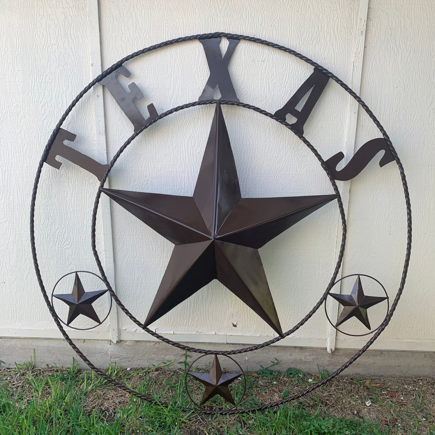 6 FOOT TEXAS LONE STAR GIANT LARGE OVERSIZE BARN STAR METAL RUSTIC BRONZE COPPER WALL ART WESTERN HOME DECOR HANDMADE NEW EH10523