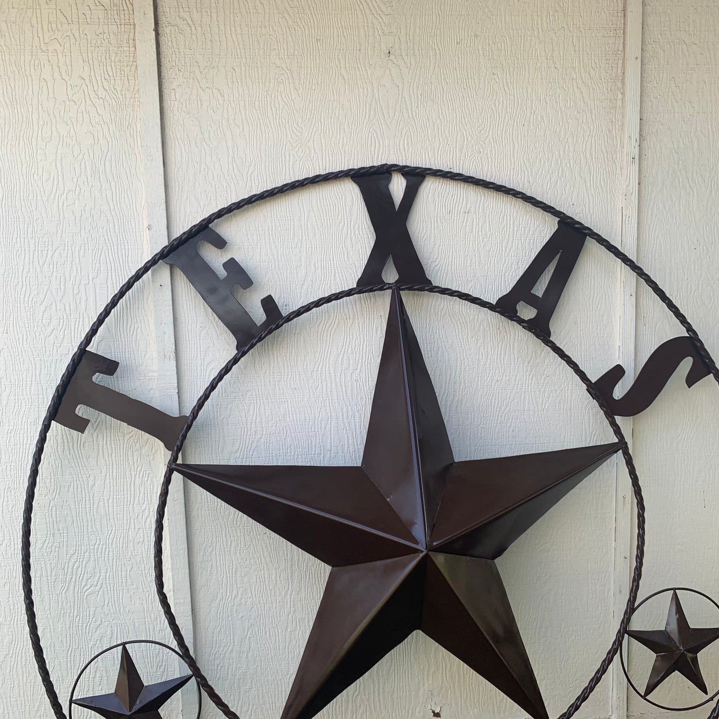 6 FOOT TEXAS LONE STAR GIANT LARGE OVERSIZE BARN STAR METAL RUSTIC BRONZE COPPER WALL ART WESTERN HOME DECOR HANDMADE NEW EH10523