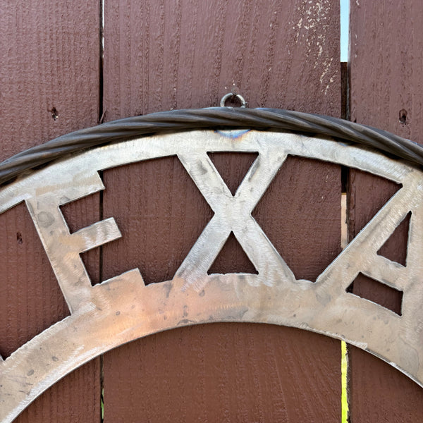 TCU TEXAS CHRISTIAN CUSTOM RAW METAL VINTAGE CRAFT TEAM SIGN UNPAINTED HANDMADE