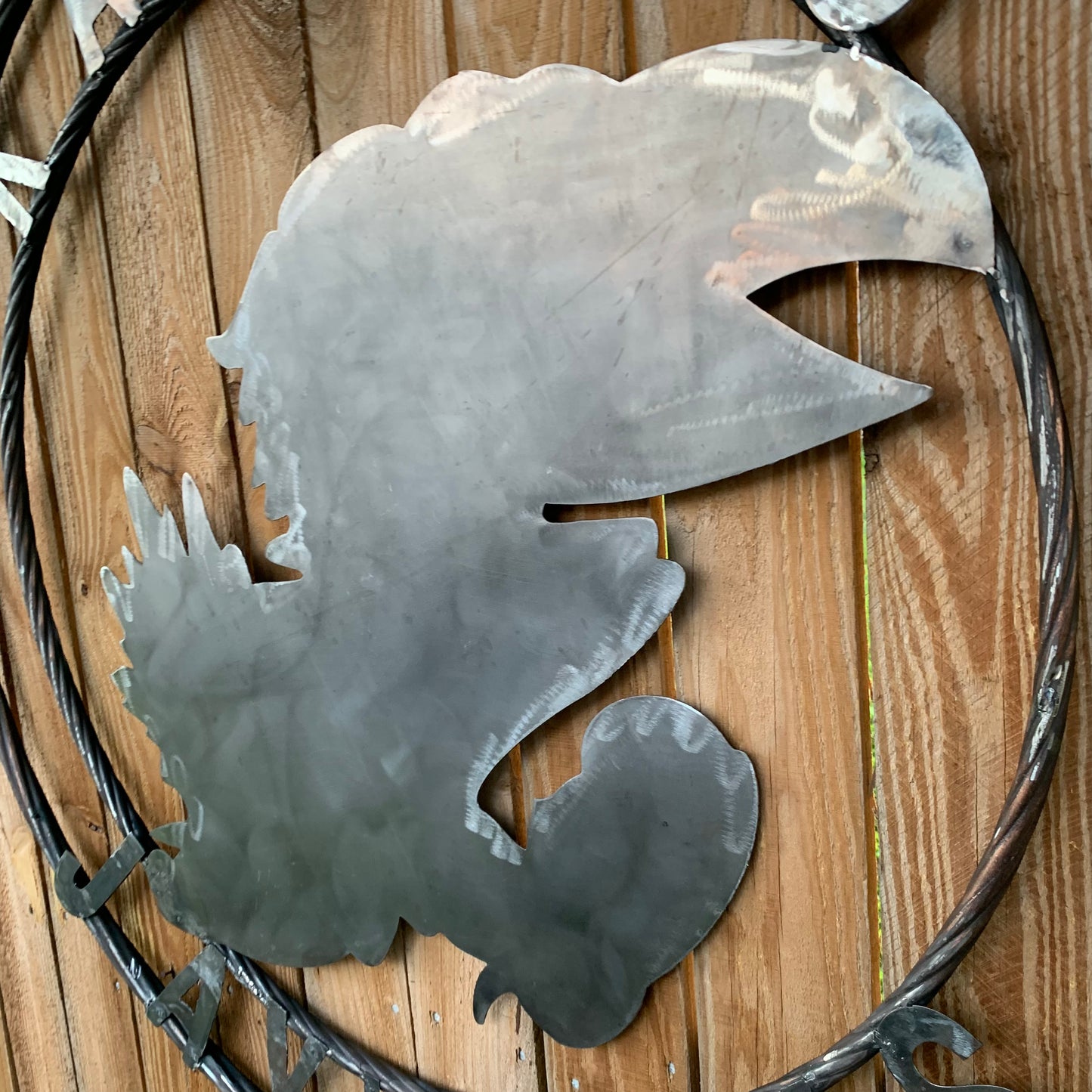 KANSAS JAYHAWKS RAW CUSTOM METAL VINTAGE CRAFT SIGN UNPAINTED TEAM HANDMADE