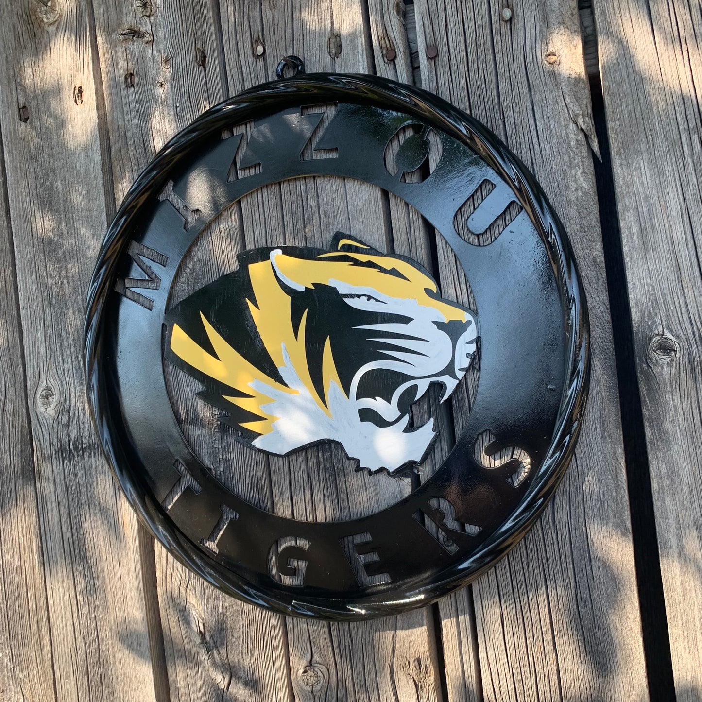 12", 18", 24", 32" MIZZOU TIGERS MISSOURI CUSTOM METAL VINTAGE CRAFT TEAM SIGN HANDMADE