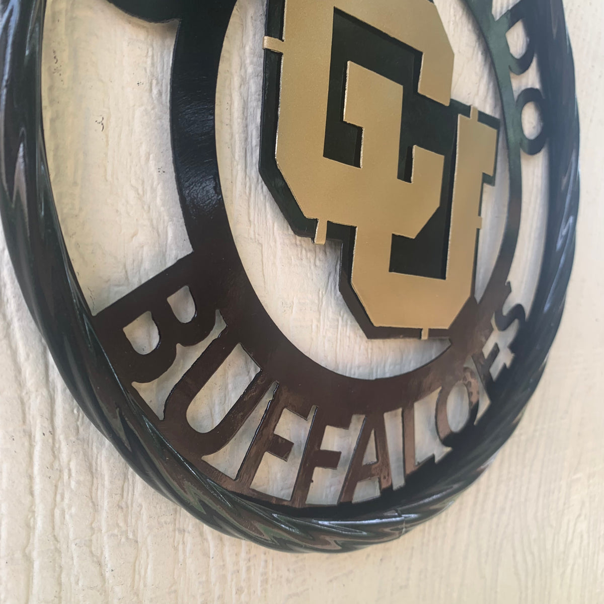 COLORADO BUFFALOES CUSTOM METAL VINTAGE CRAFT SIGN TEAM ART WESTERN HOME DECOR HANDMADE