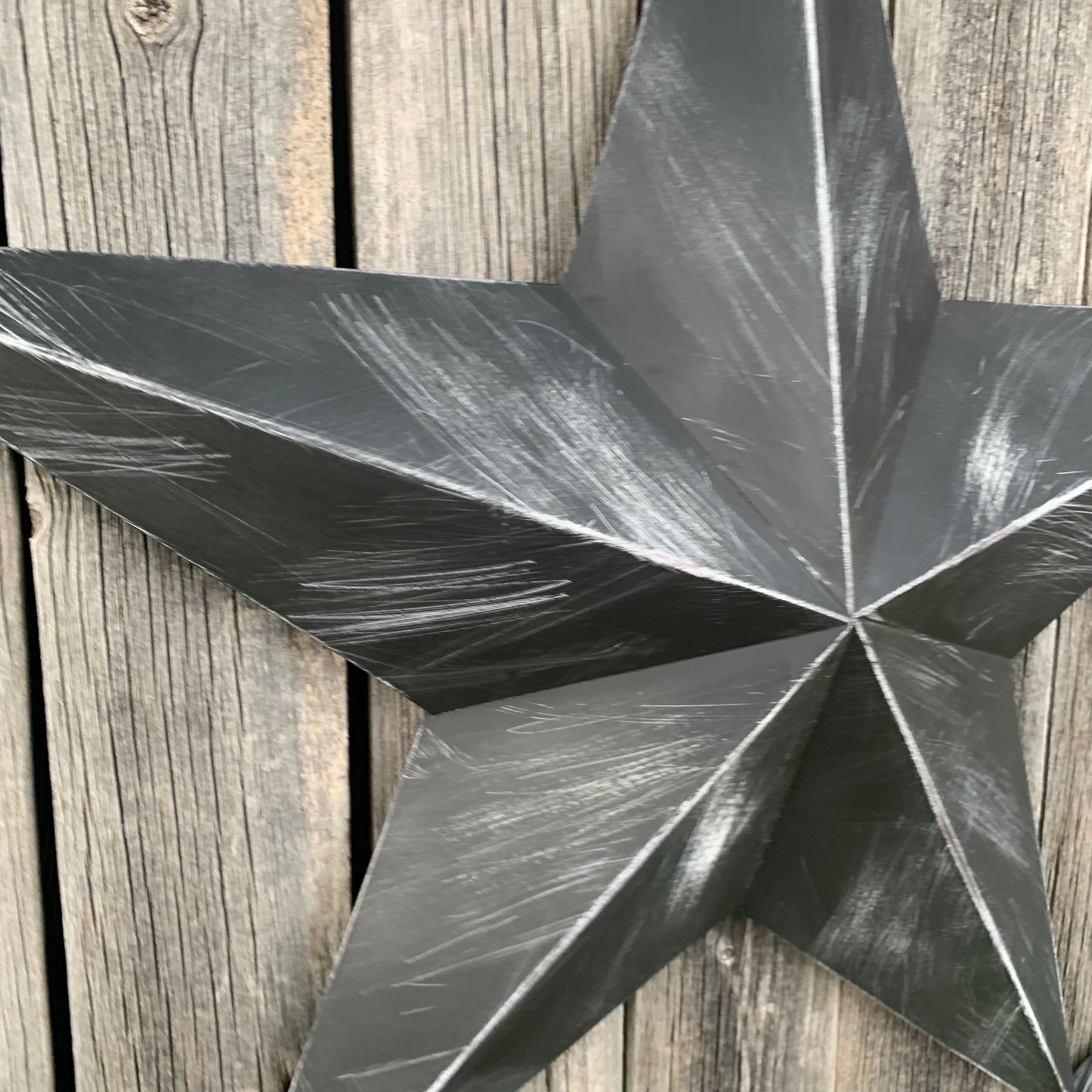 TEXAS BLACK DISTRESSED STAR TWO TONE TEXTURE BARN STAR METAL LONESTAR TWISTED ROPE RING WESTERN HOME DECOR HANDMADE NEW