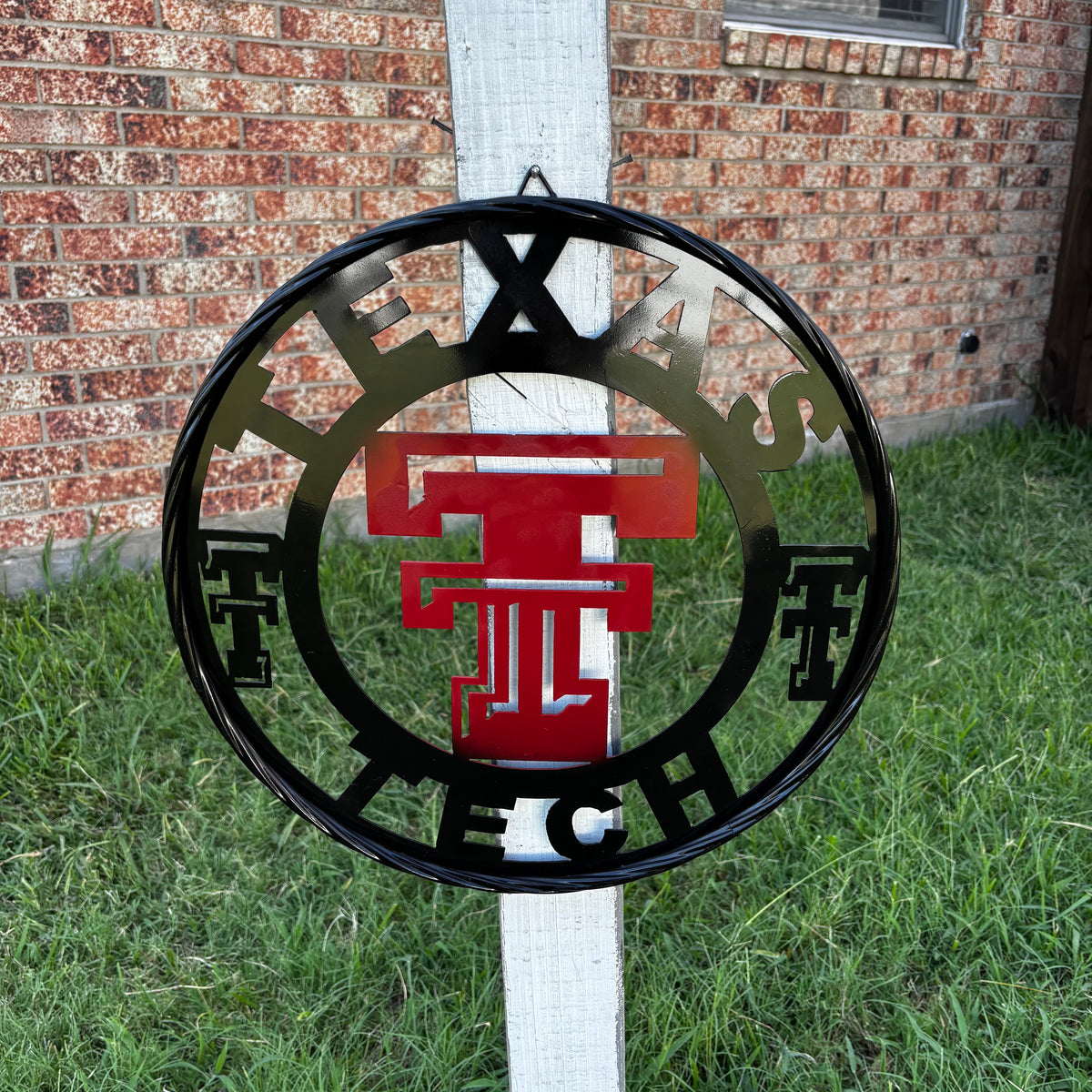 TEXAS TECH CUSTOM METAL VINTAGE CRAFT SIGN WESTERN HOME DECOR HANDMADE 12",18",24",32",36"
