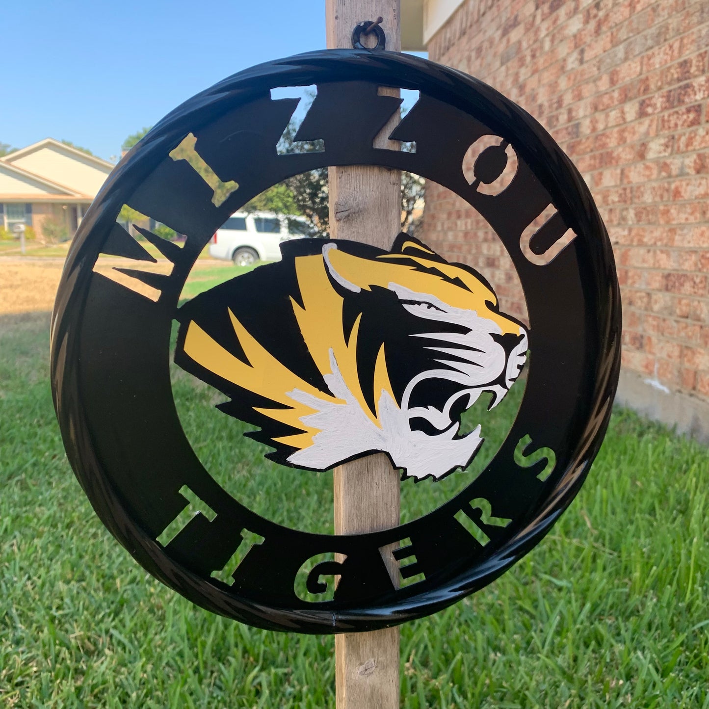 12", 18", 24", 32" MIZZOU TIGERS MISSOURI CUSTOM METAL VINTAGE CRAFT TEAM SIGN HANDMADE