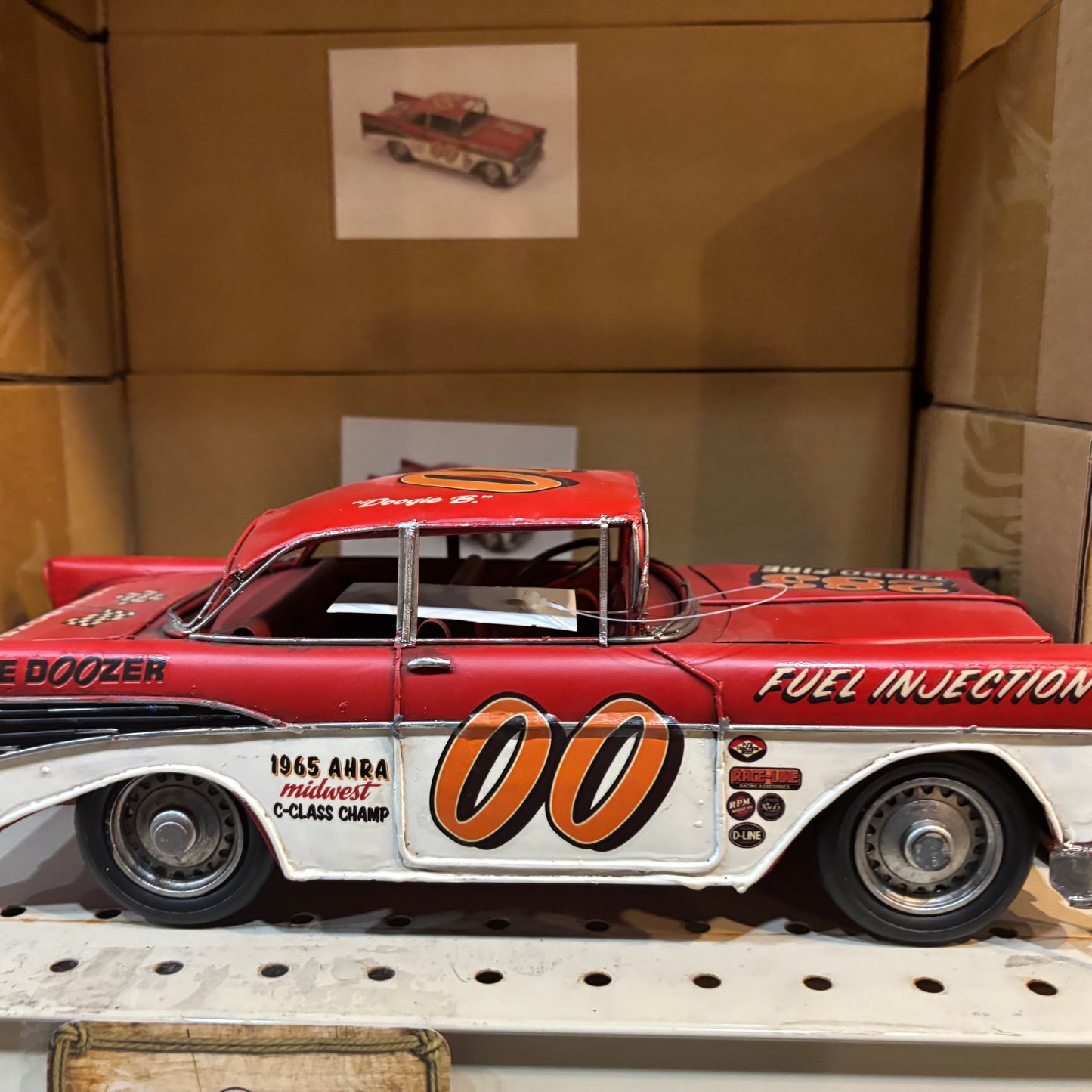 RA0229 CLASSIC METAL NASCAR ART WESTERN HOME DECOR HANDMADE