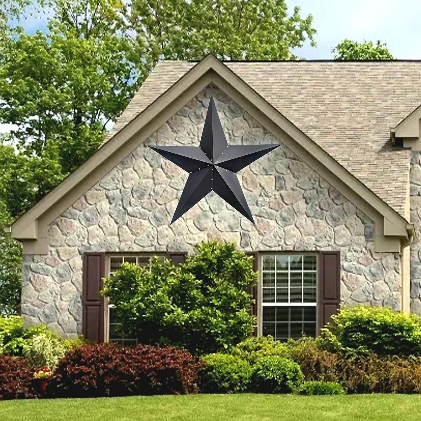 48" MUSTARD STAR KIT ASSEMBLY BARN STAR 5 POINT METAL STAR OF DAVID NO RING WESTERN HOME DECOR 53",72",96" HANDMADE EH13590